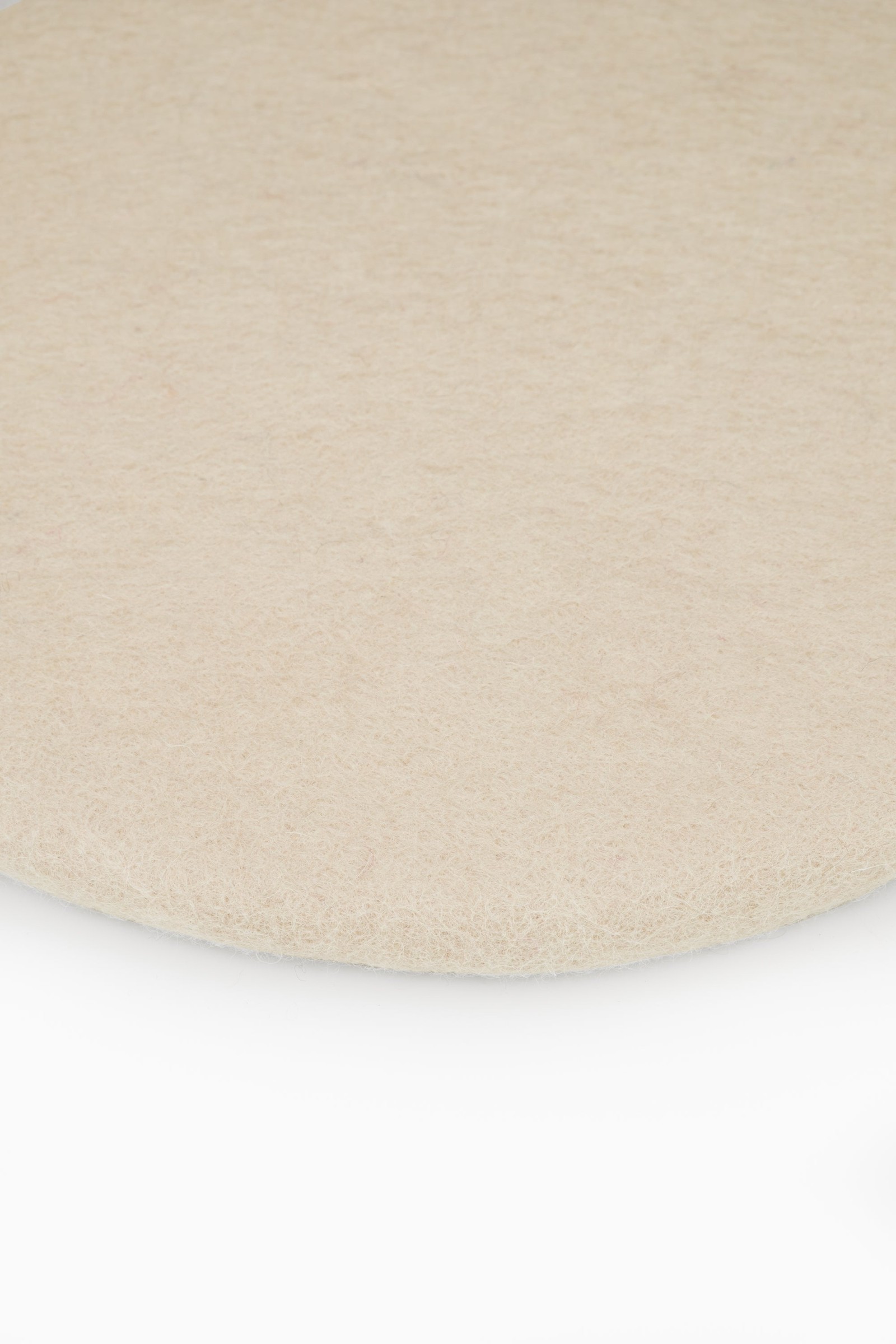 myfelt Levi Filz-Sitzauflage Beige Ø 36 cm