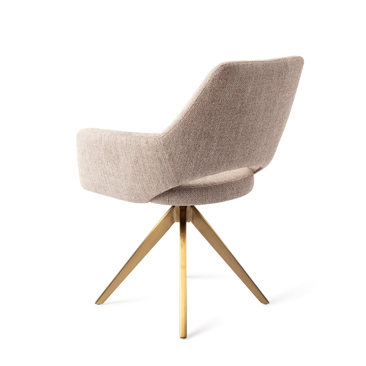 Jesper Home Esszimmerstuhl Yanai Biscuit-Beach Turn Gold