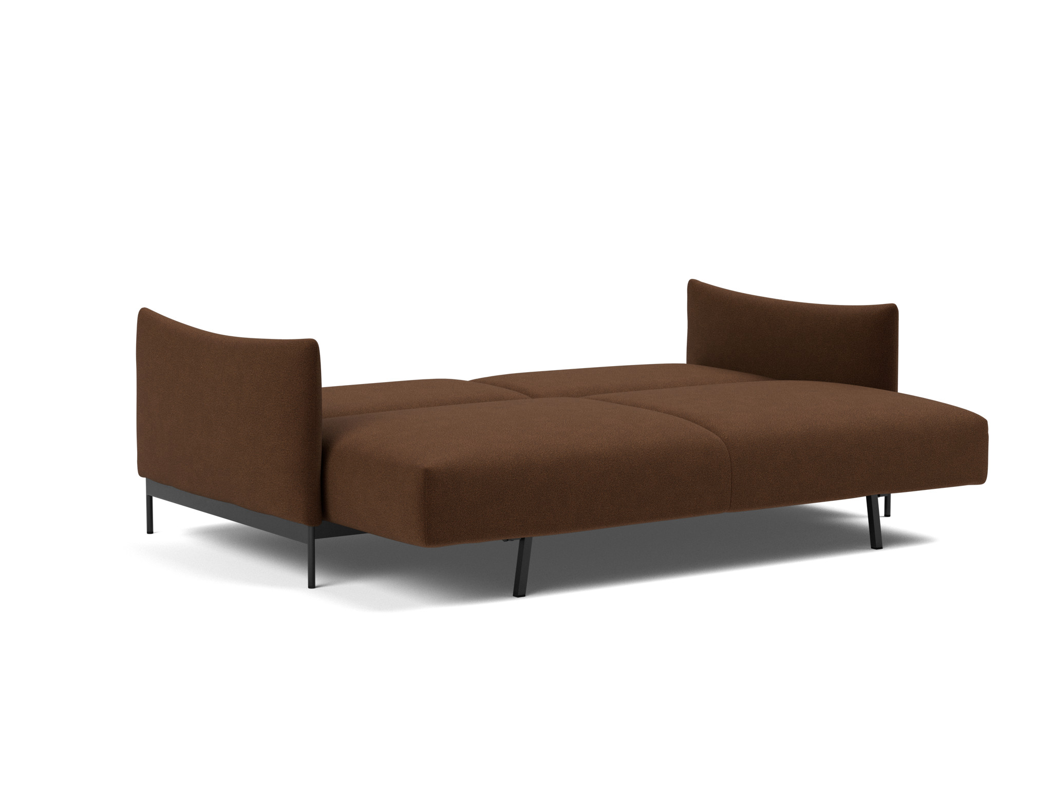 Schlafsofa Malloy Strukturierter Stoff Taura 359-Cappuccino