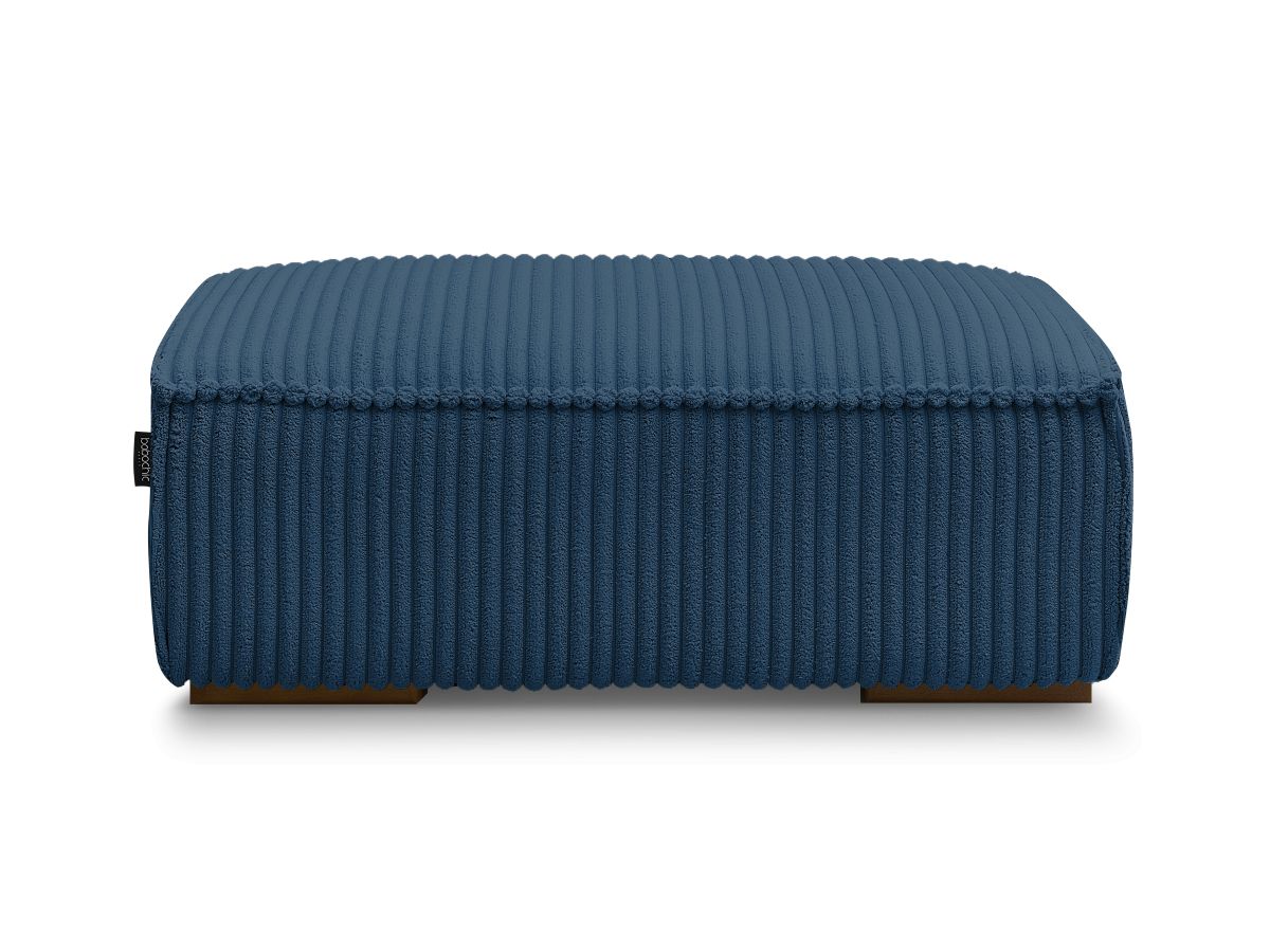 Bobochic Chelsea Pouf Breitcord weich Dunkelblau