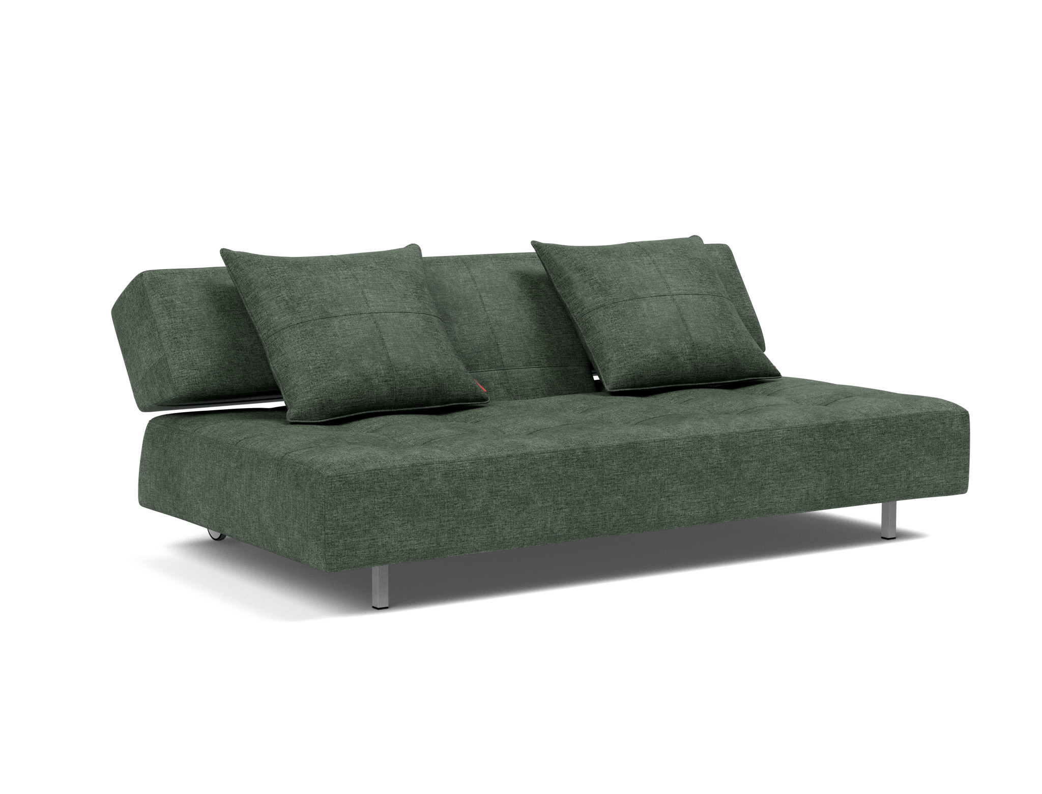 Schlafsofa Long Horn D.E.L. Flachgewebe Avella 281-Pine-Green