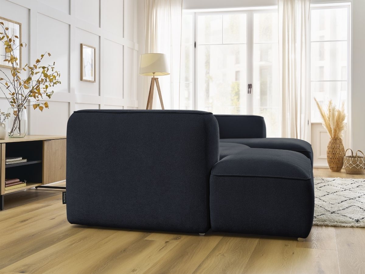 Bobochic Zephyr Wohnlandschaft Strukturstoff Dunkelblau