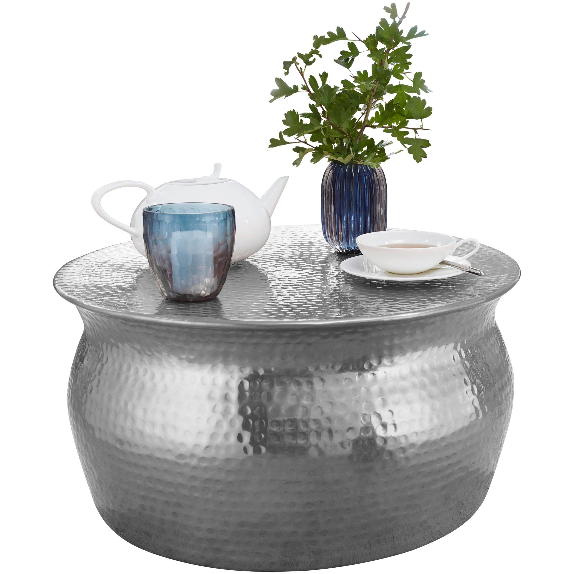 Couchtisch Rorvik Aluminium Silber Ø 60 cm