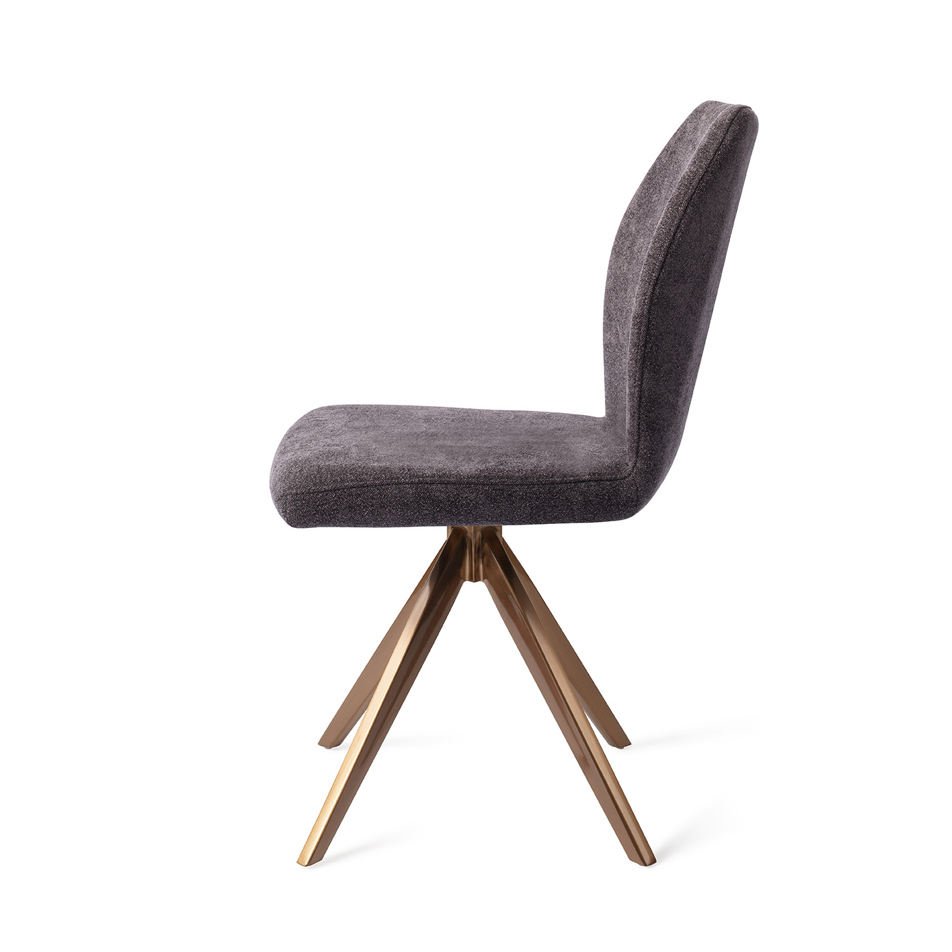 Jesper Home Esszimmerstuhl Ikata Almost-Black Turn Rosa