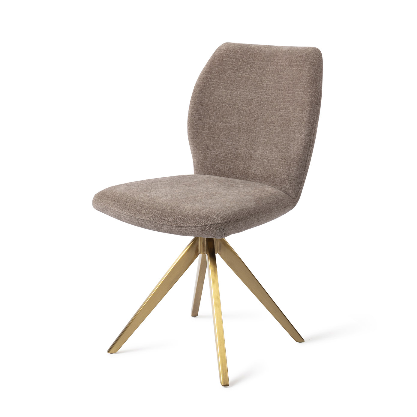 Jesper Home Esszimmerstuhl Ikata Mocha Mist Turn Gold
