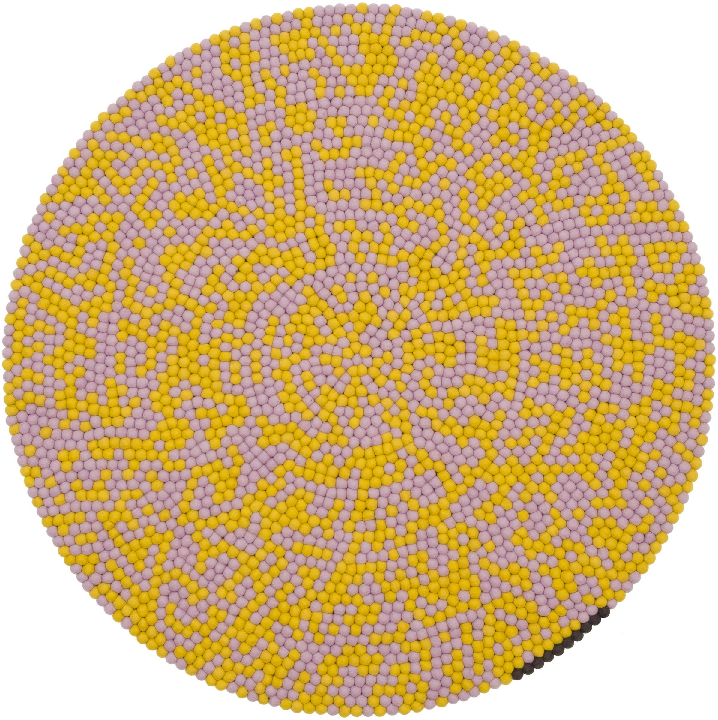 myfelt Zest Filzkugelteppich Flieder rund Ø 140 cm