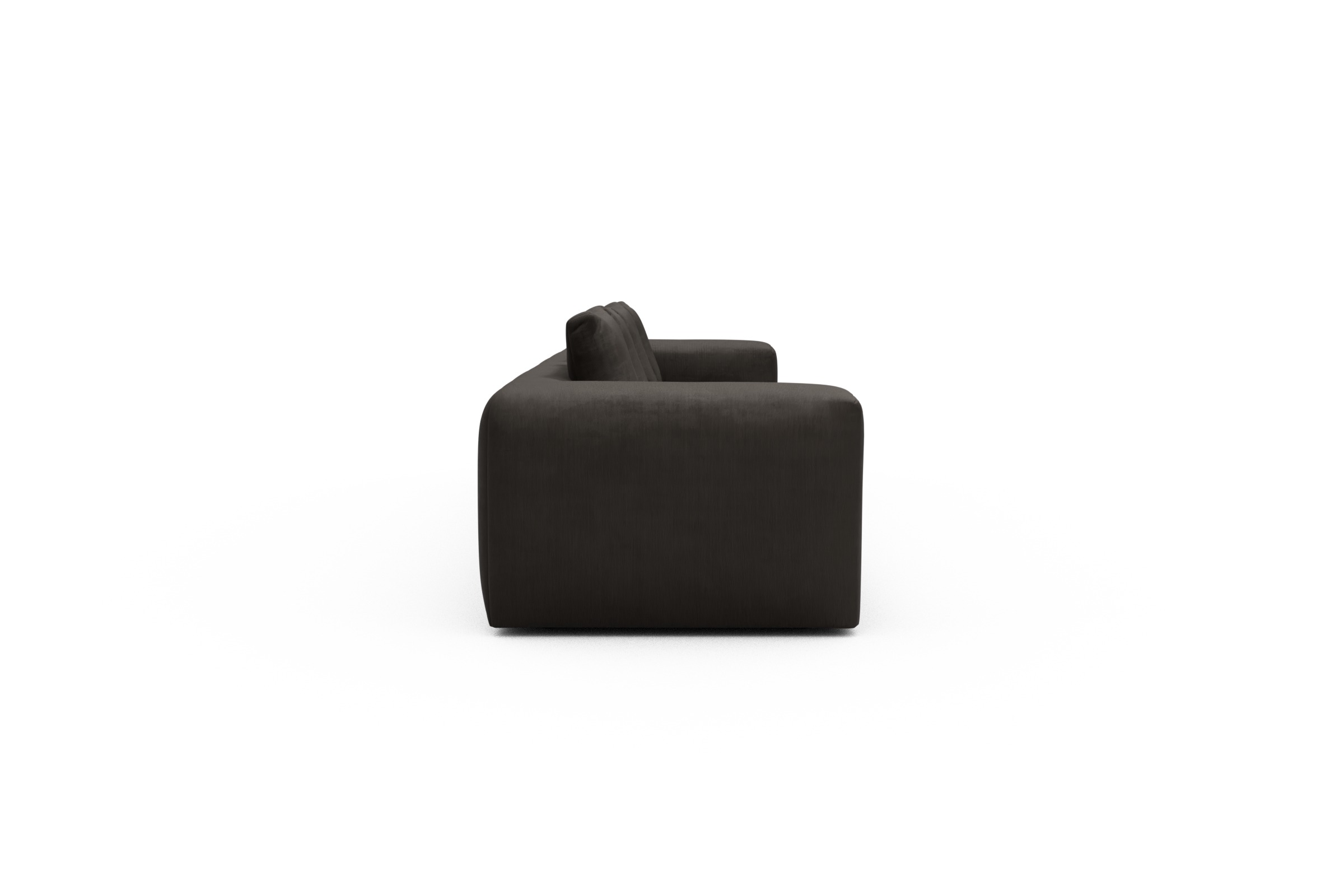 Sofa Modulares XXL Sofa Fred 5-Sitzer Cordufine-Taupe