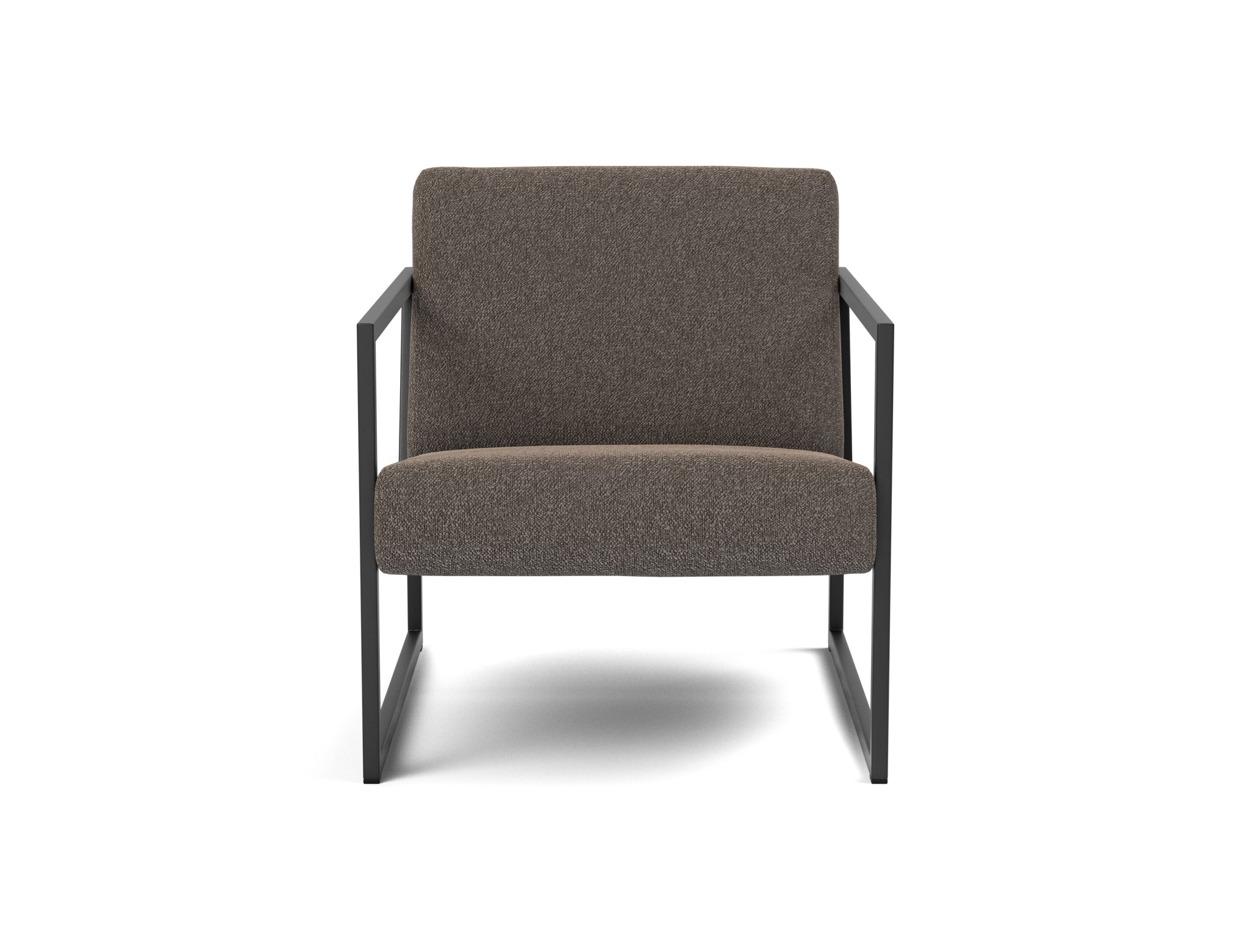 Sessel Vikko mit Armlehnen Boucle Skandi 530-Taupe