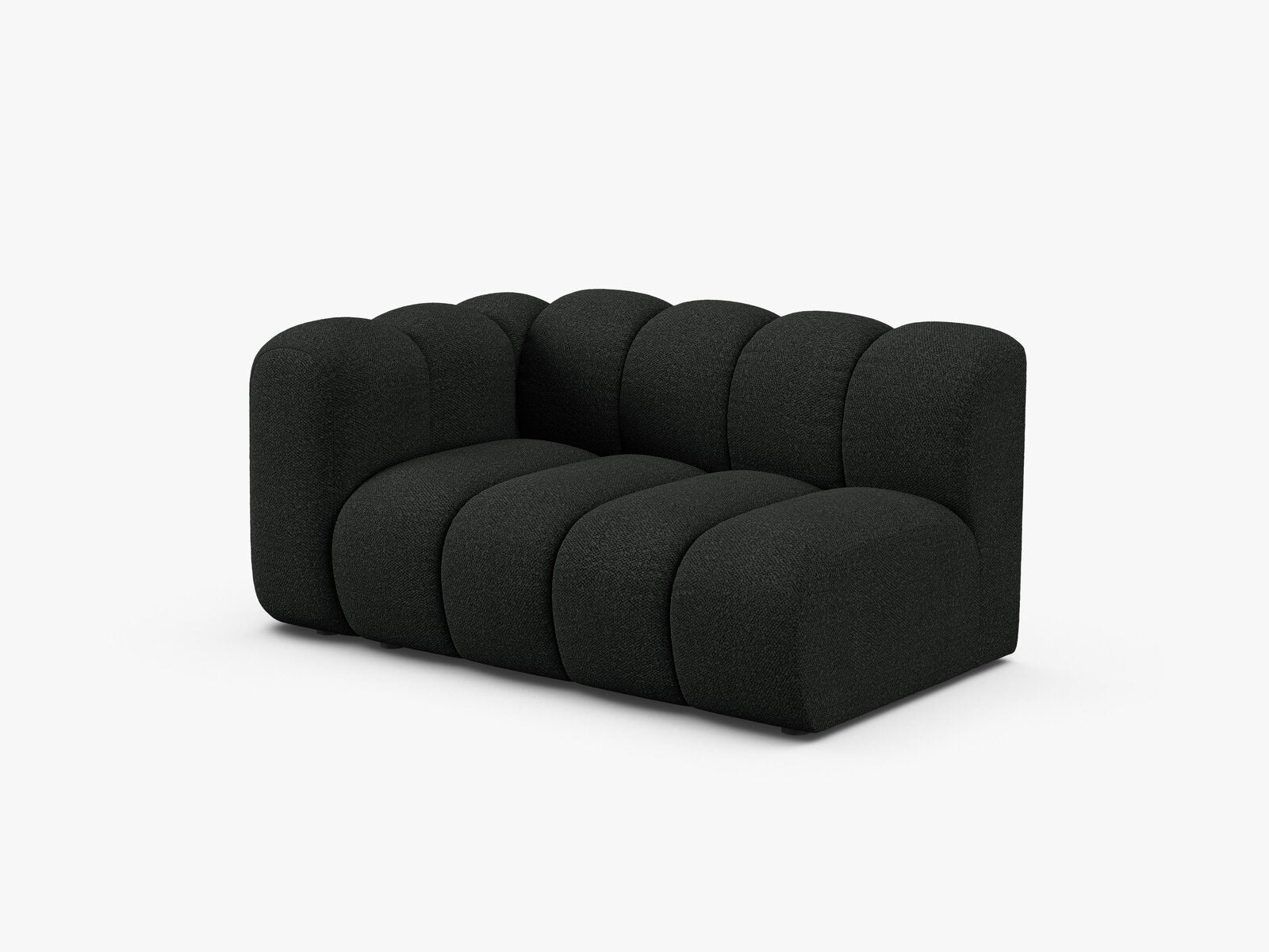 Micadoni Modul Lupine 2-Sitzer Boucle Baloo Schwarz Links