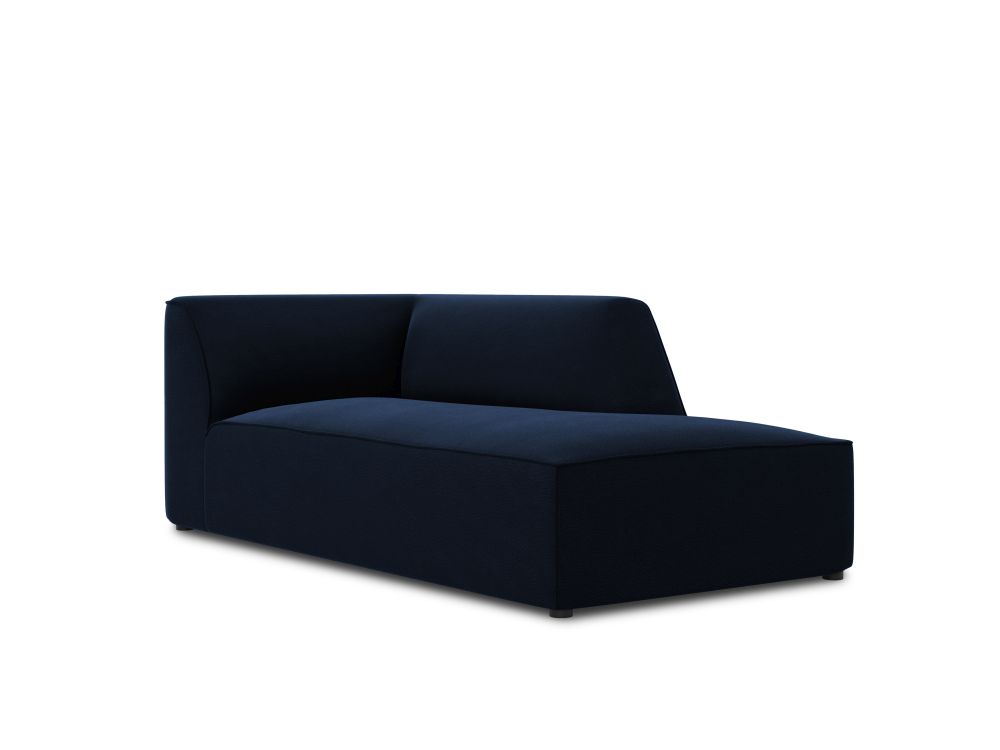 Cosmopolitan Design Chaiselongue Siena Samt Salvador Königsblau Rechts