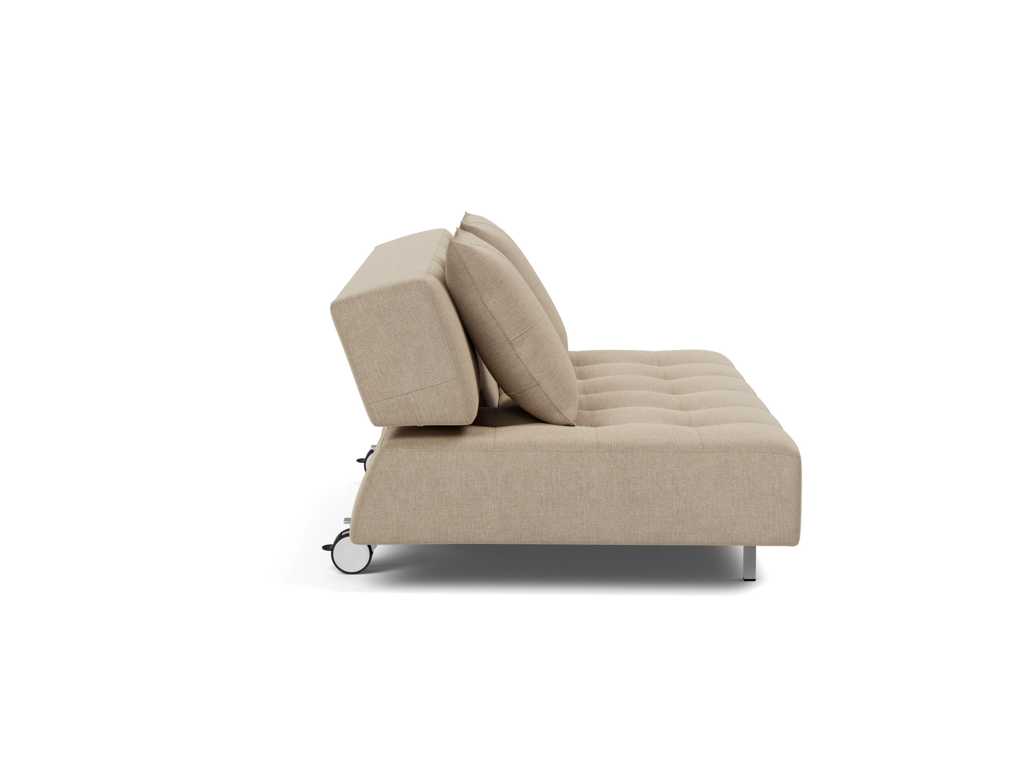 Schlafsofa Long Horn D.E.L. Flachgewebe Phobos 587-Mocha