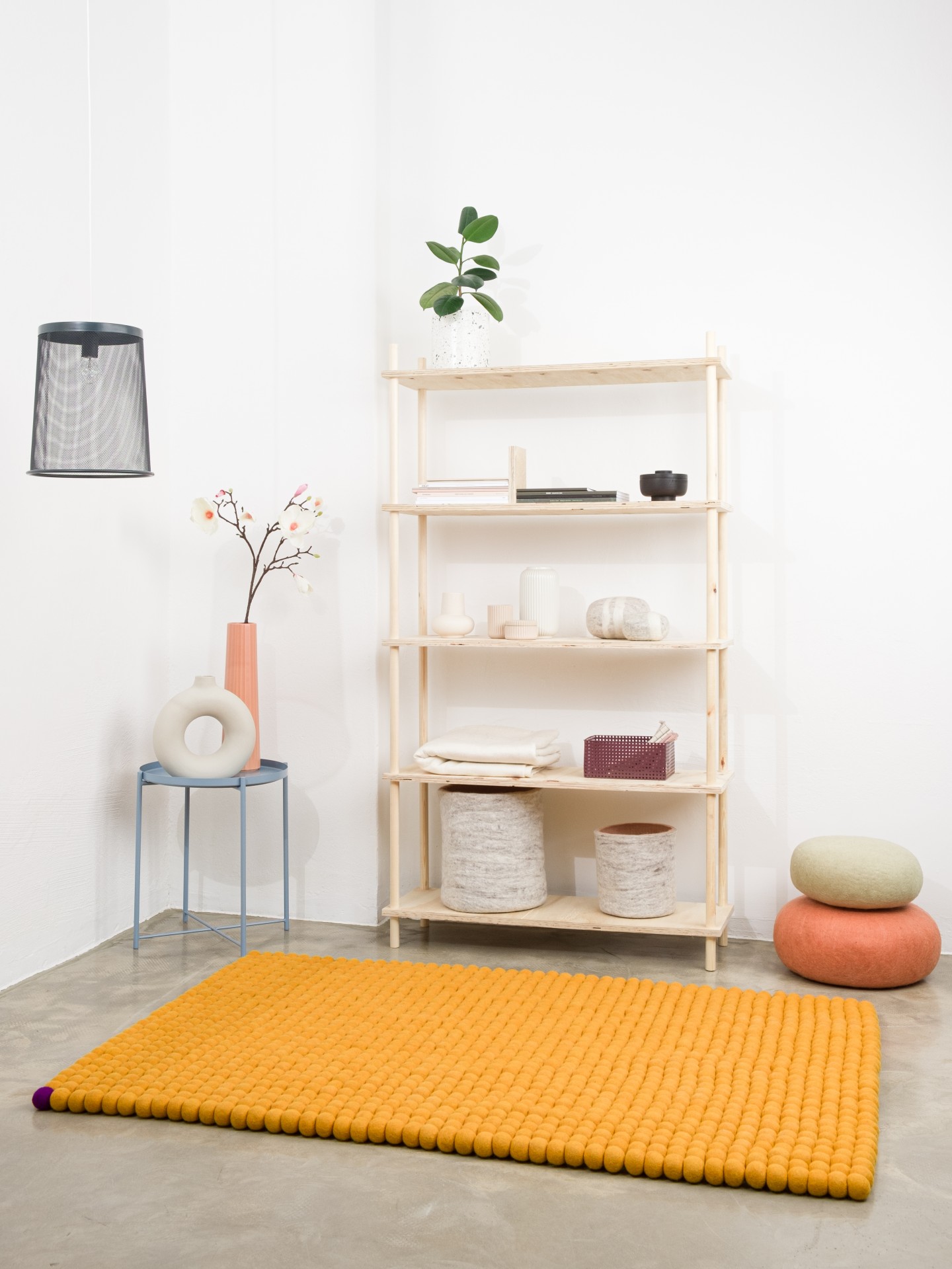 myfelt Big One ockergelb - 120x170 cm