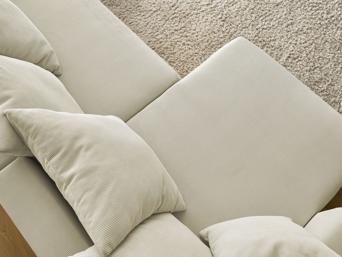 Bobochic Sidonie Wohnlandschaft Cordsamt Beige