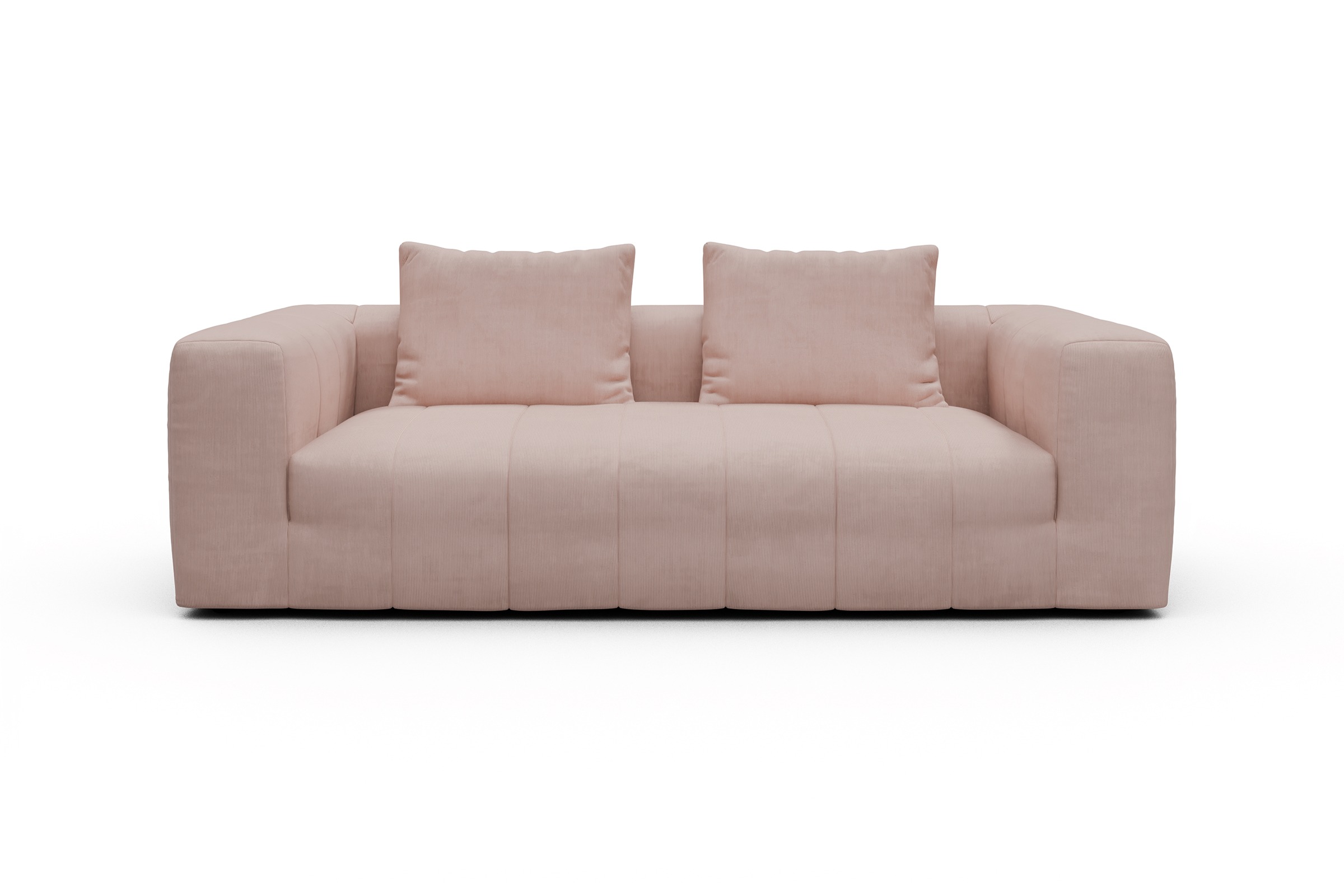 Sofa Hugo 3-Sitzer Cordufine-Blush