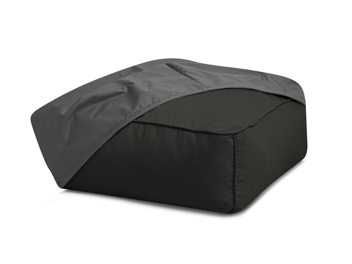 Bobochic Giulia Pouf Stoff Schwarz
