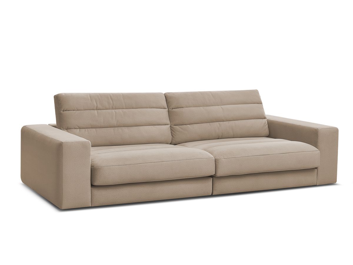 Bobochic Sierra Sofa 3-Sitzer Samt Taupe