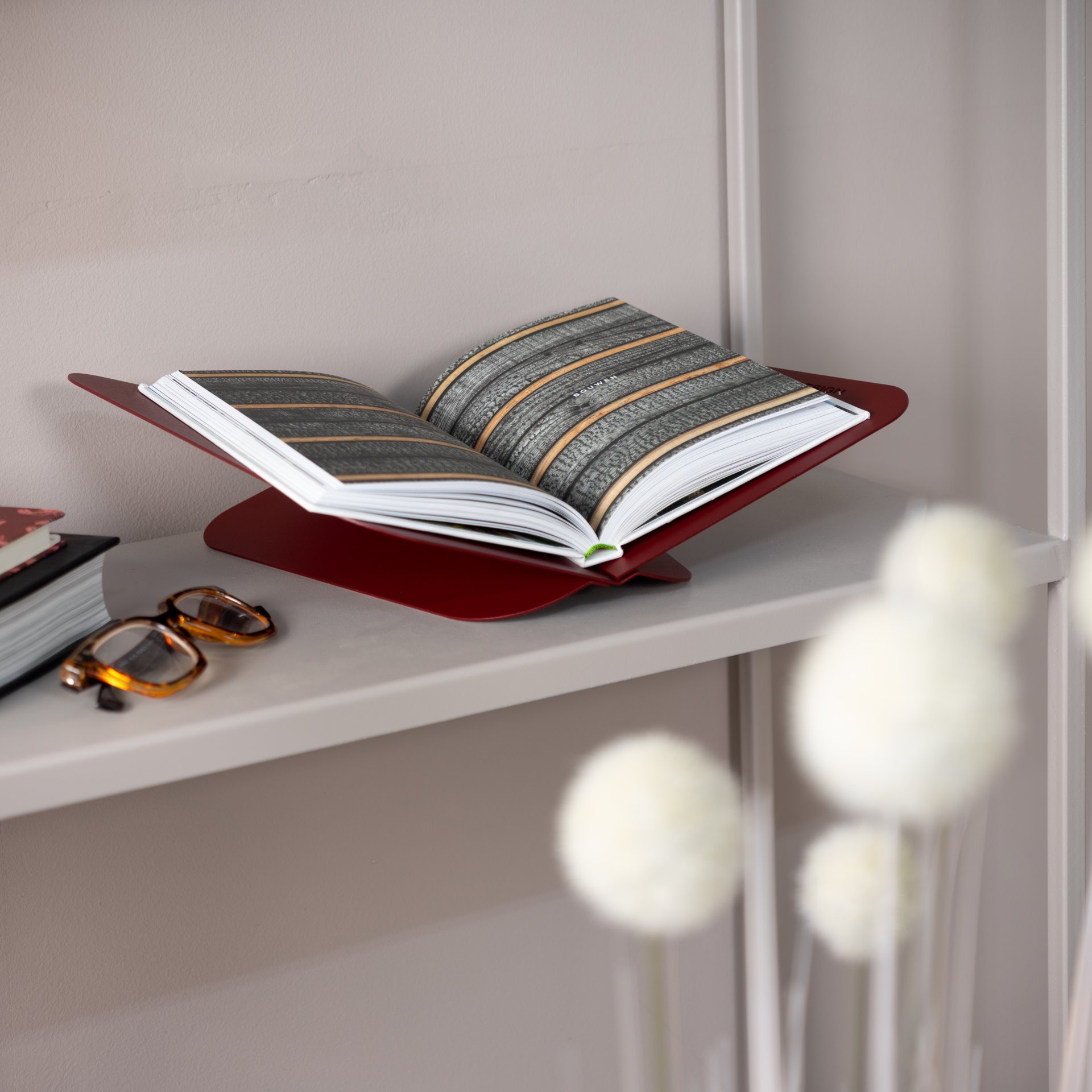 Spinder Design Bücherregal Atalanta Burgundy
