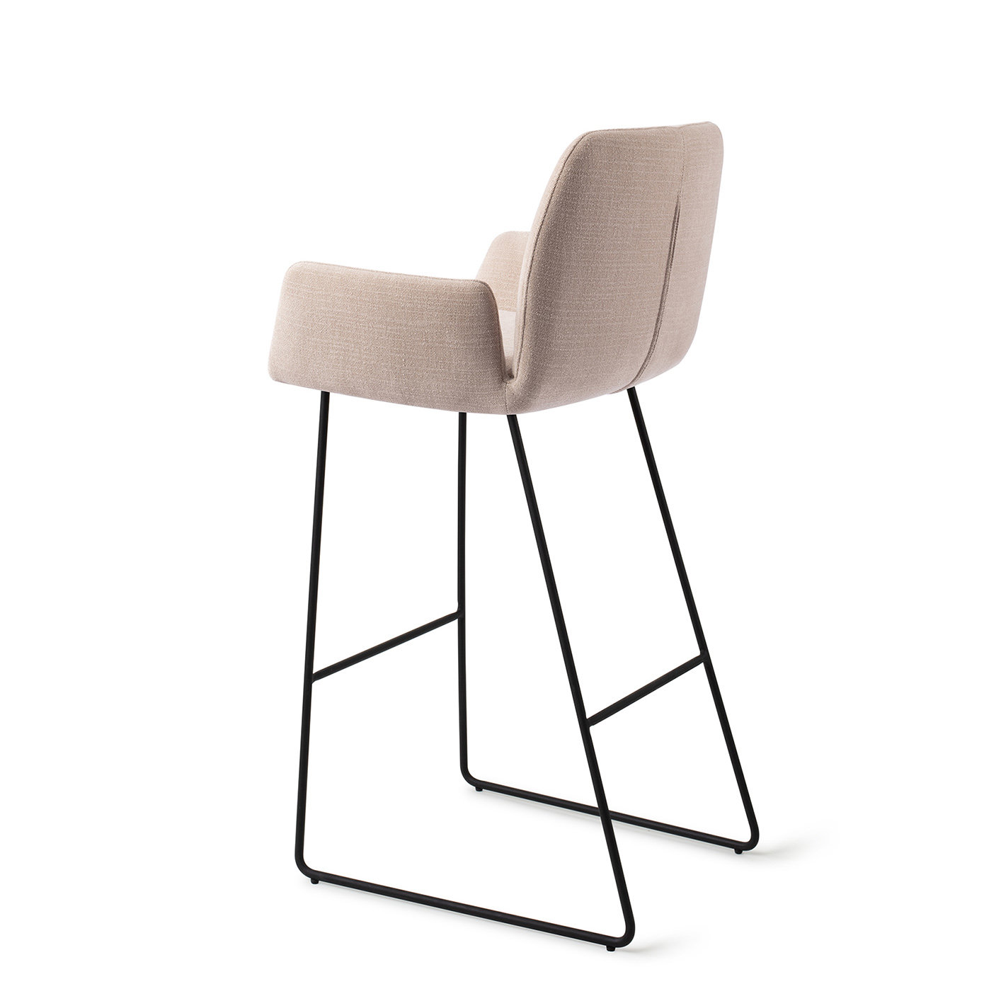 Jesper Home Barhocker Misaki Sand Strand Slide Schwarz Barhöhe 75 cm