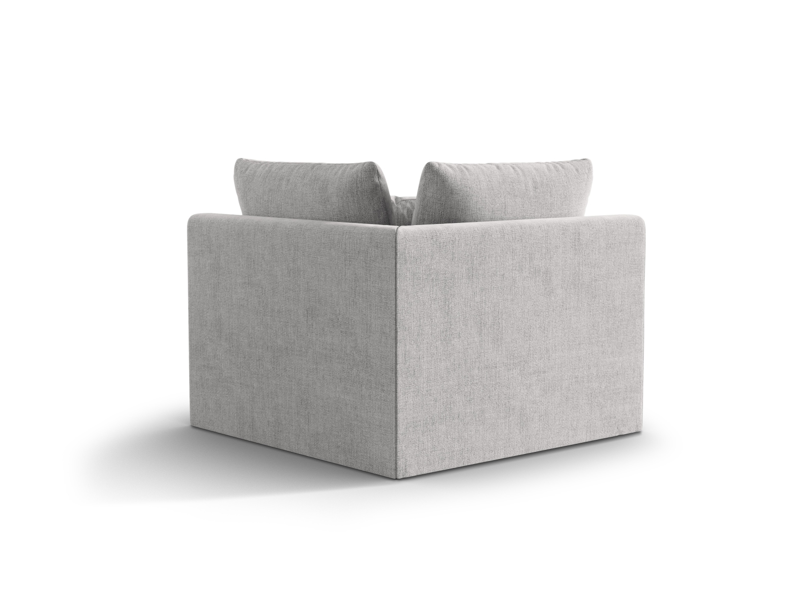 Micadoni Symmetrisches Eckmodul Bloom Strukturierter Stoff City Silber