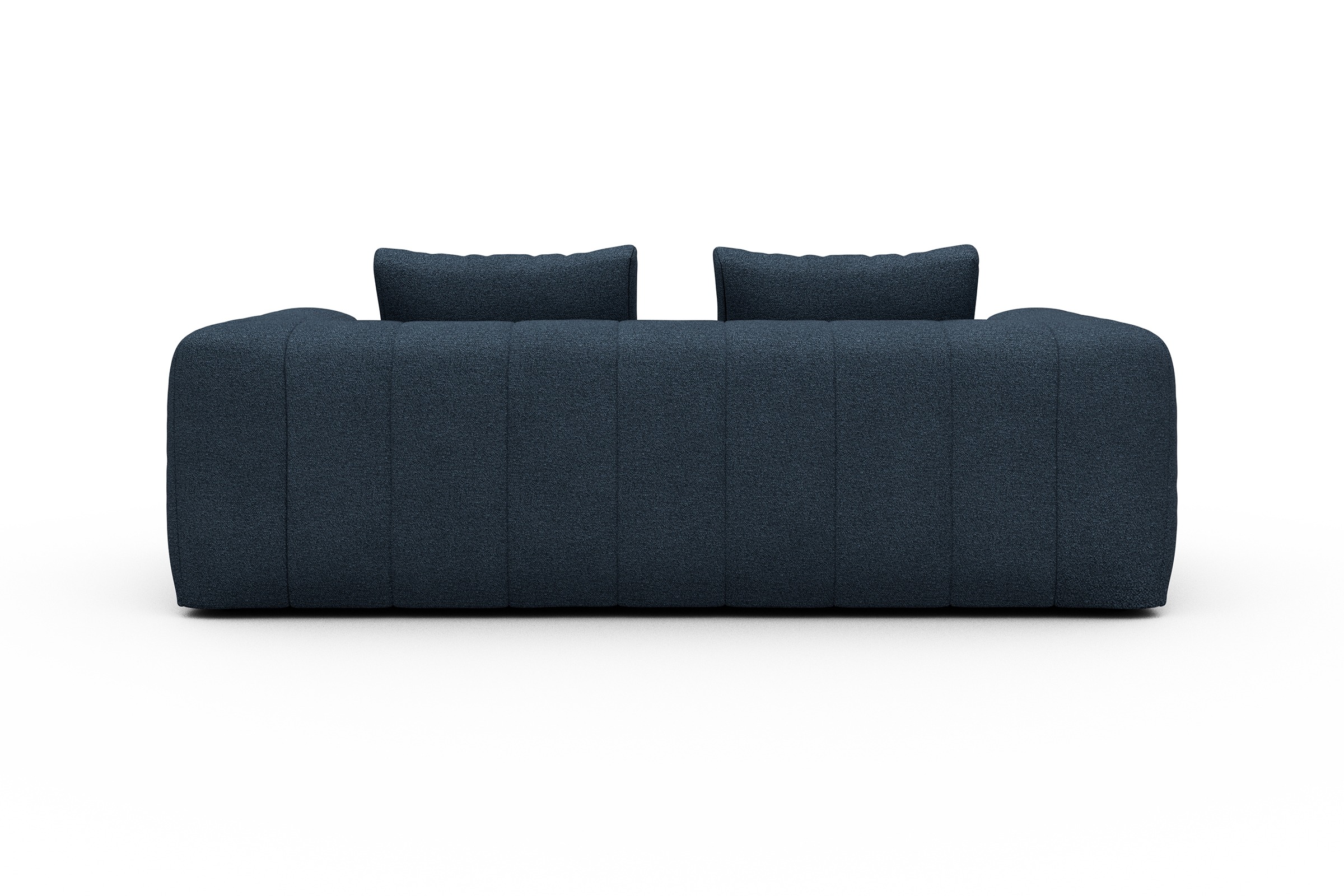 Sofa Hugo 3-Sitzer Boucle-Blue