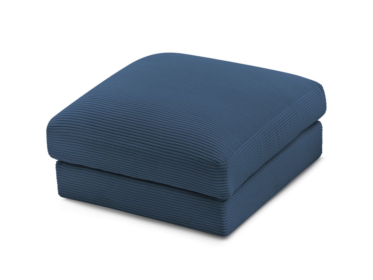 Bobochic Leonard Pouf Cordsamt Dunkelblau