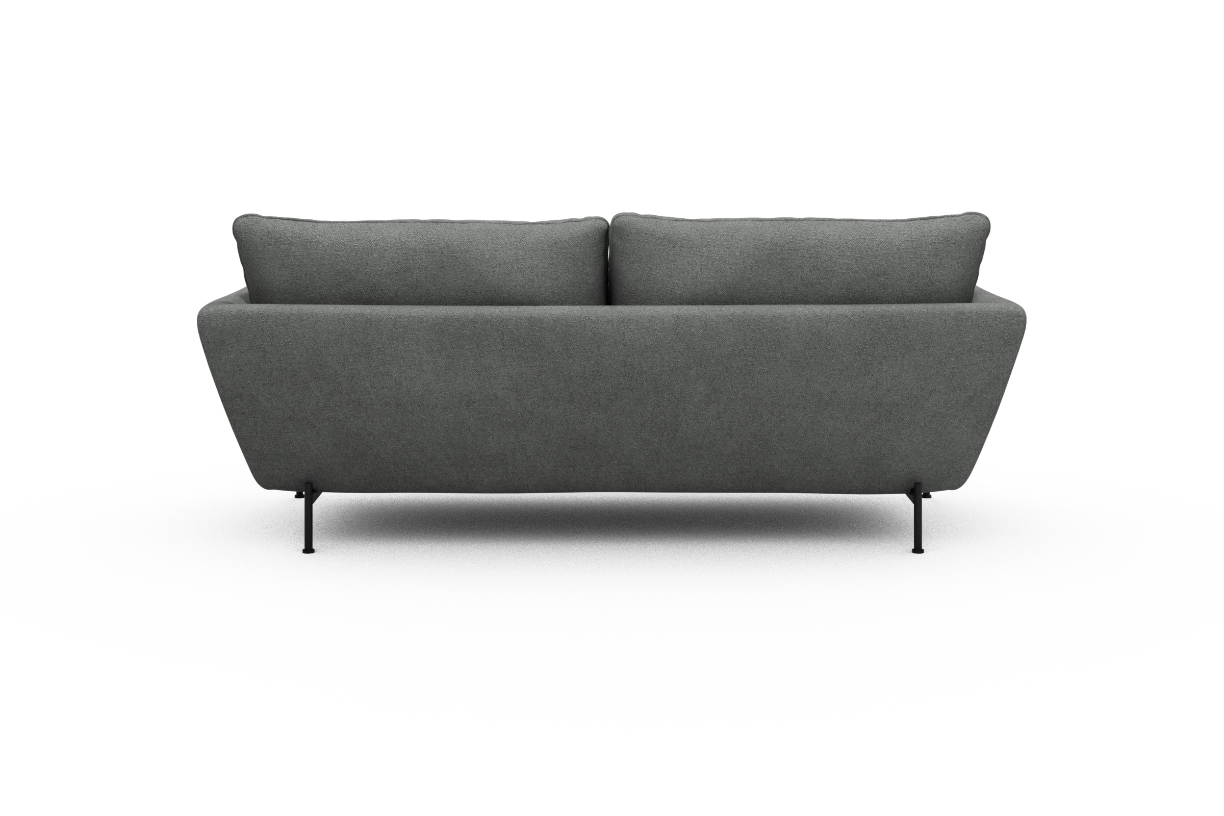 Sofa Anton 3-Sitzer Boucle-Ash-Grey