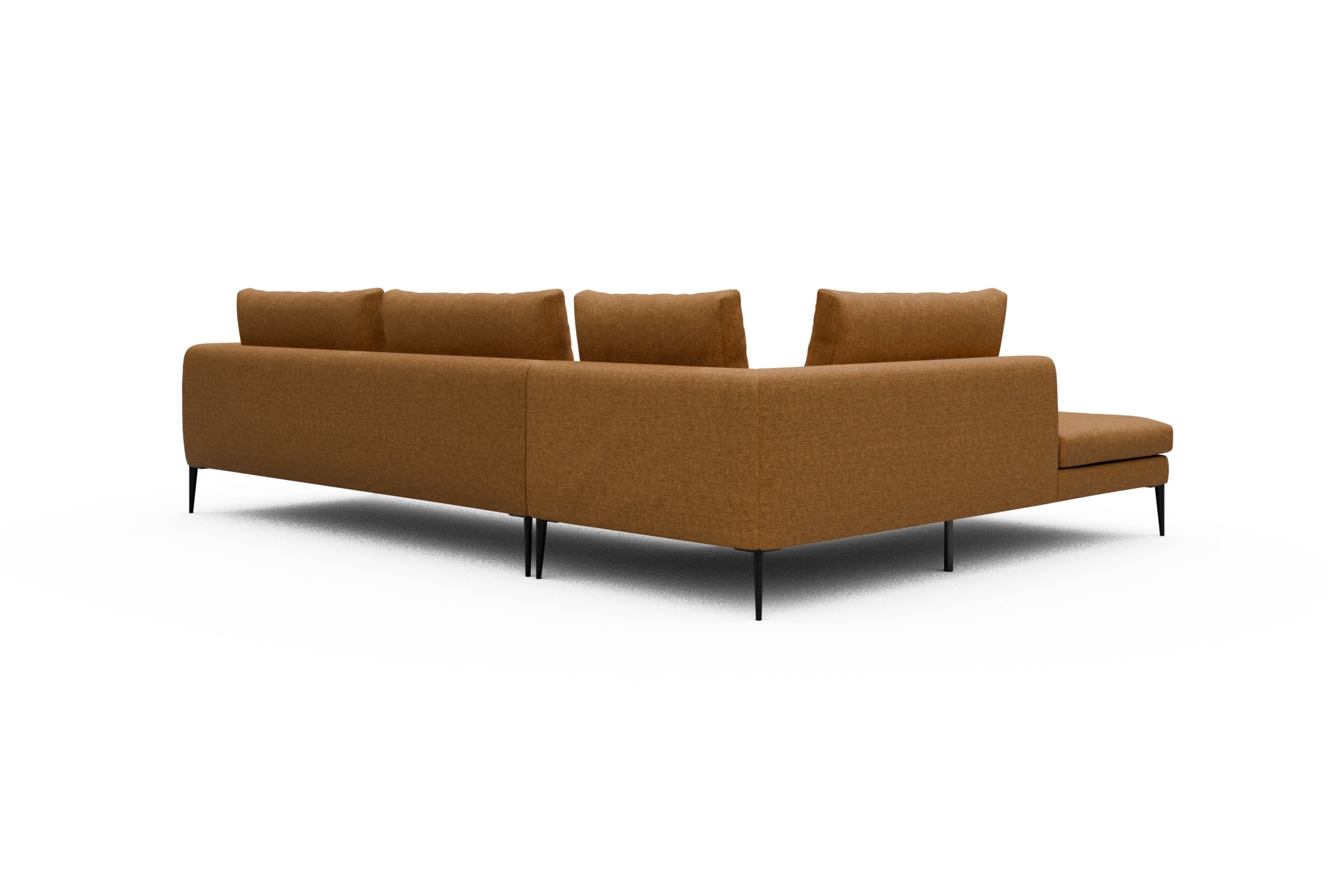 Ecksofa Paul Relax-Ecke rechts mit 3-Sitzer Sama-Cur