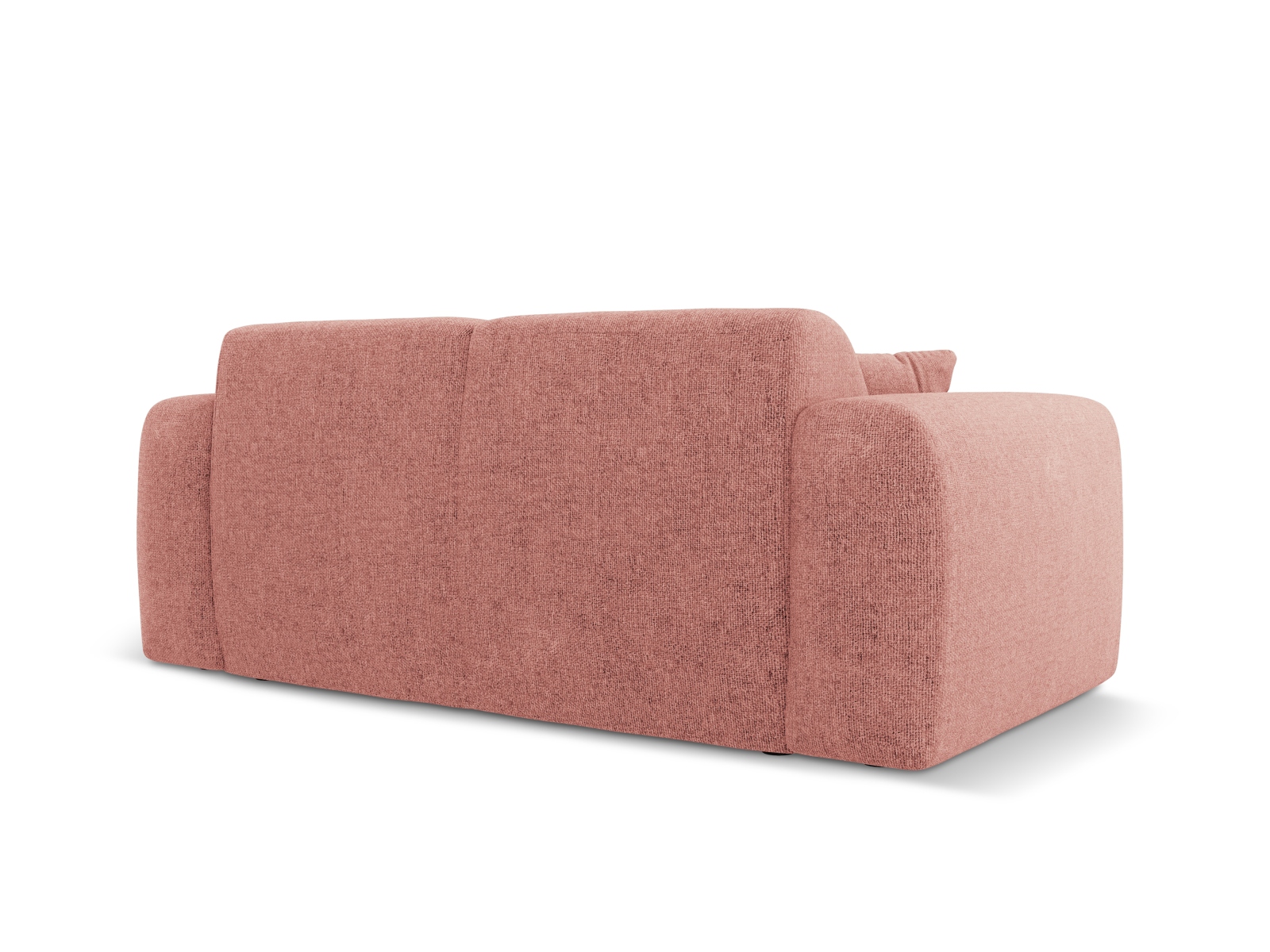Cosmopolitan Design Sofa Nolio 2-Sitzer Chenille Haga Rosa