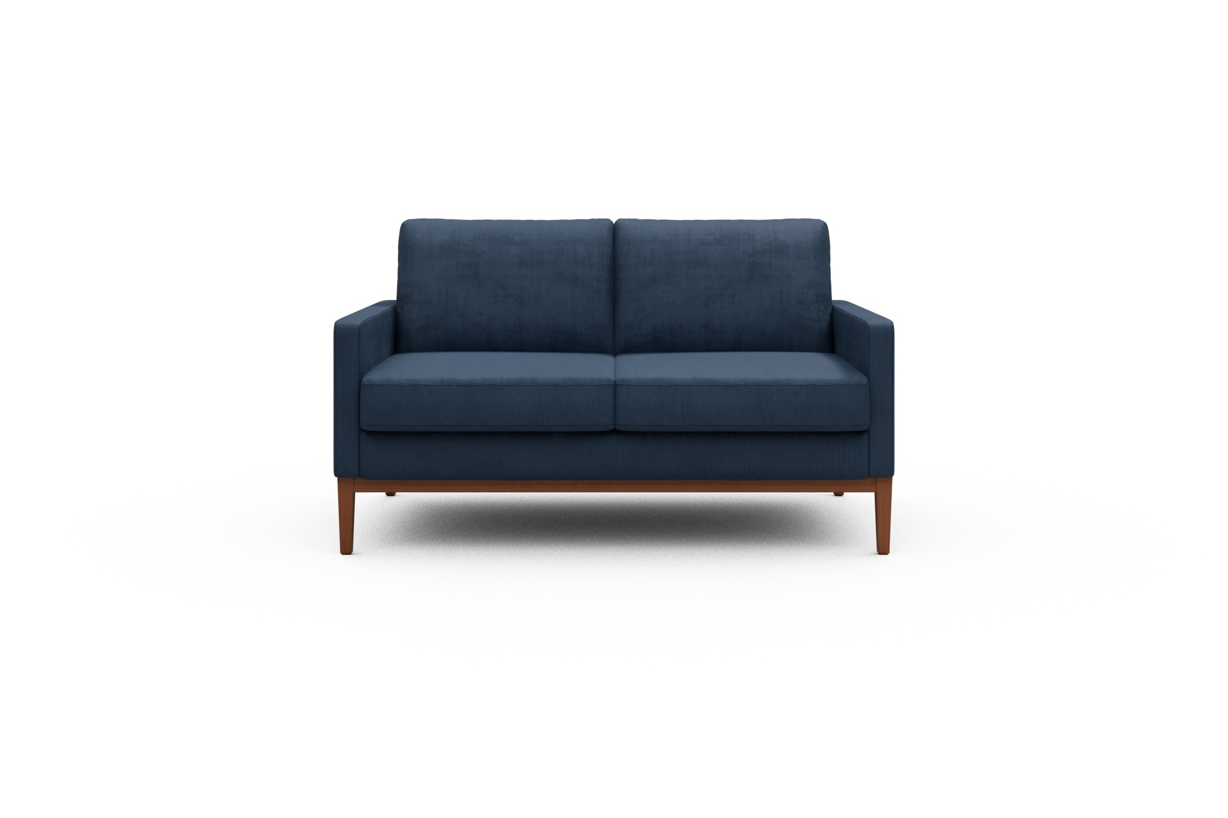 Skandi Home Sofa Bodo 2-Sitzer Cordufine-Royal-Blue moebelfaktor