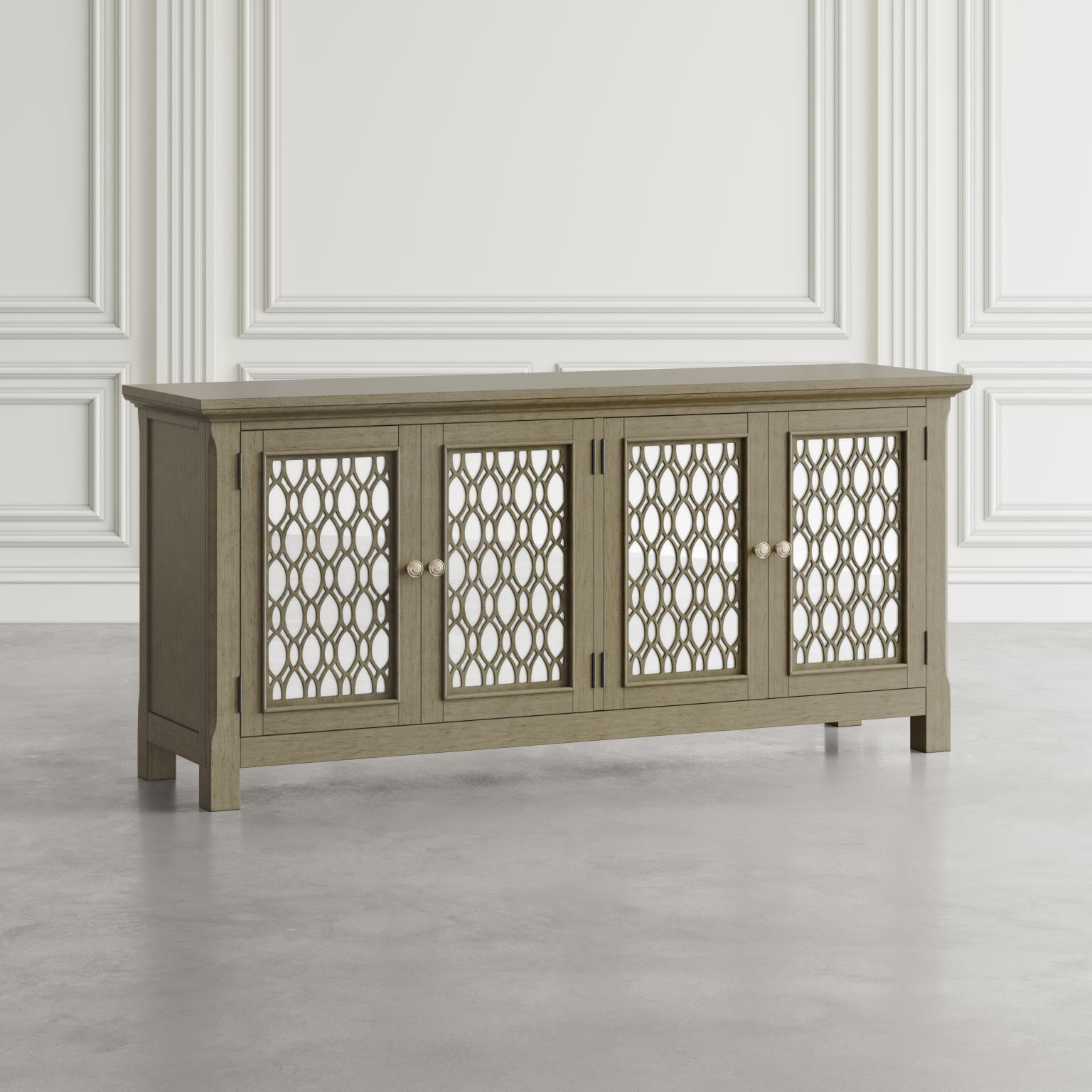 Livin Hill Kommode 4-türig Avola Gold, silberbraun AV2250-69