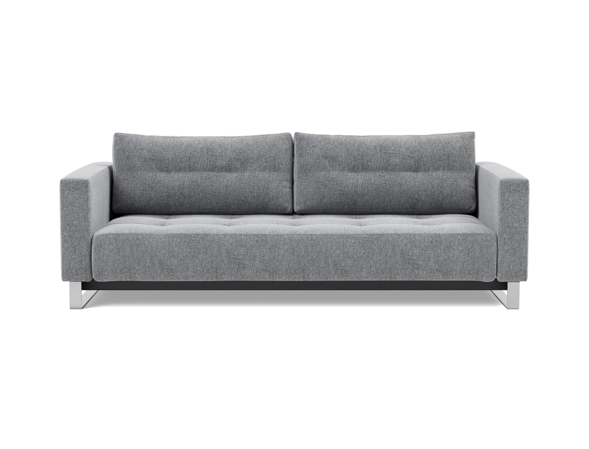 Schlafsofa Cassius D.E.L. Strukturierter Stoff Twist 565-Granite