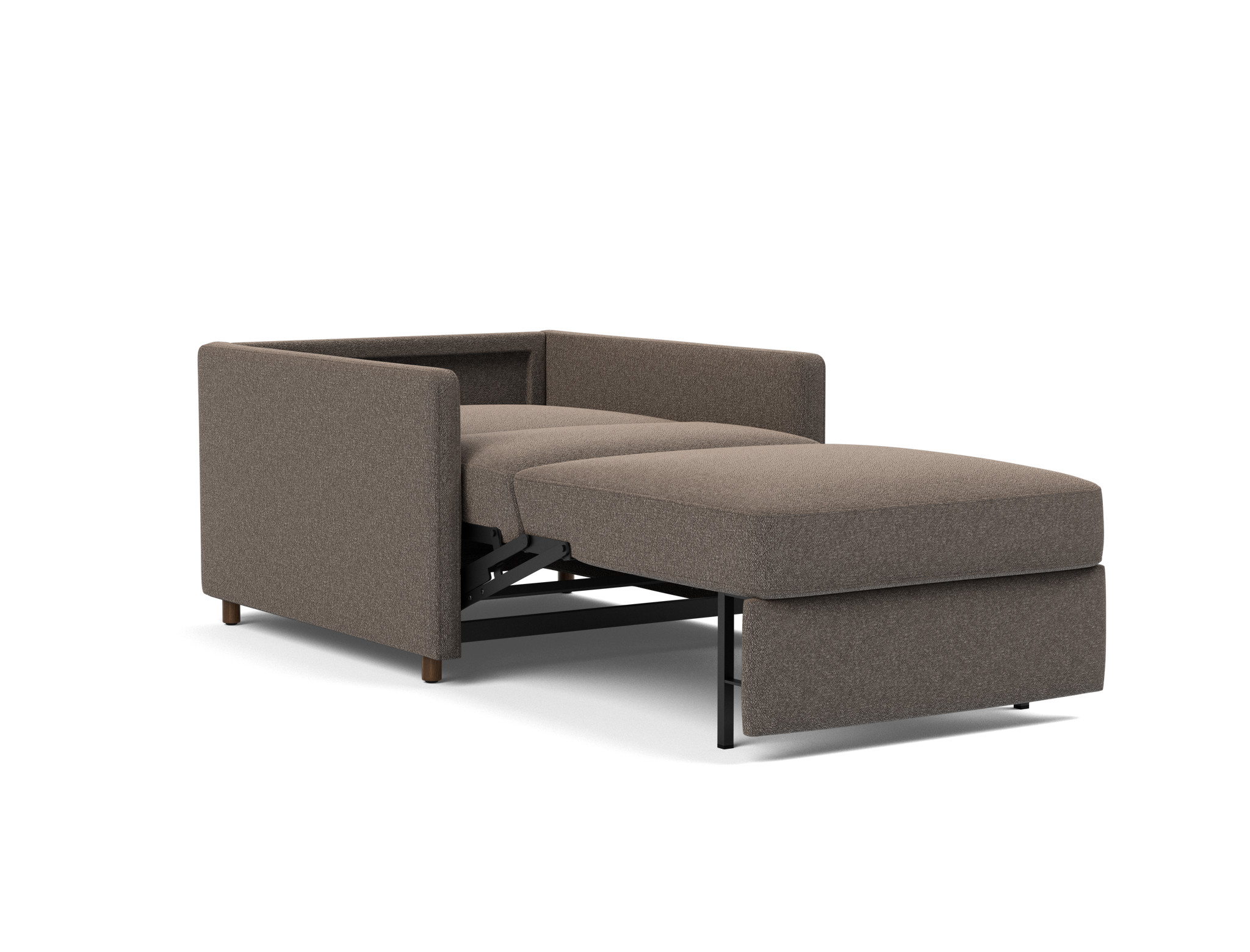 Schlafsessel Neah mit Slim-Armlehnen Boucle Skandi 530-Taupe