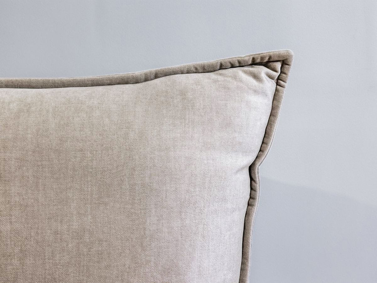 Bobochic Jade Polsterbett mit Bettkasten Stoff Beige, Liegefläche 160 × 200 cm