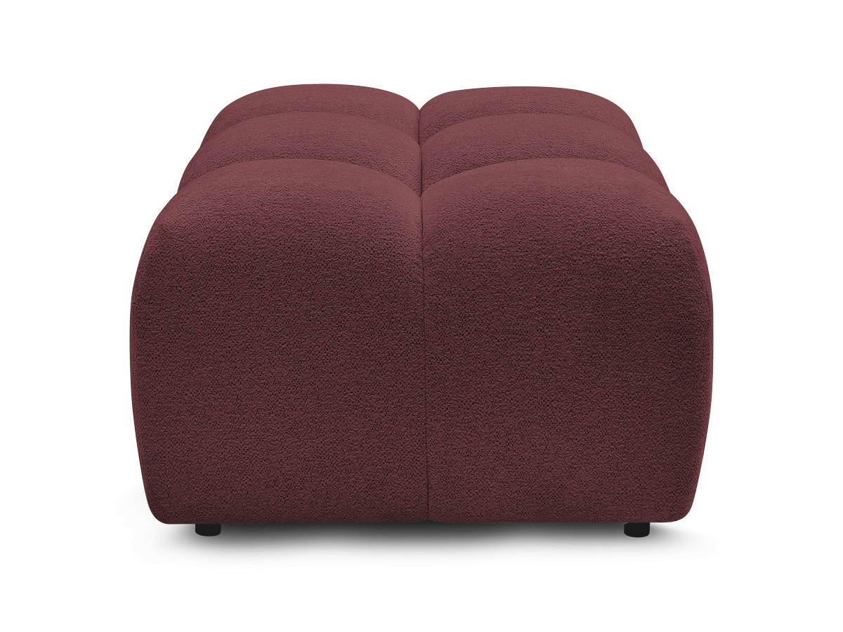 Bobochic Melisse Pouf Melange-Stoff Rot