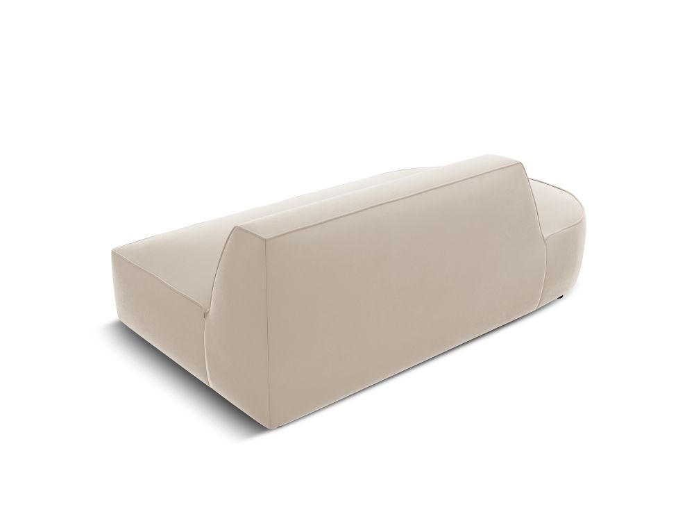 Cosmopolitan Design Sofa Siena 2-Sitzer offen Samt Salvador Beige Links