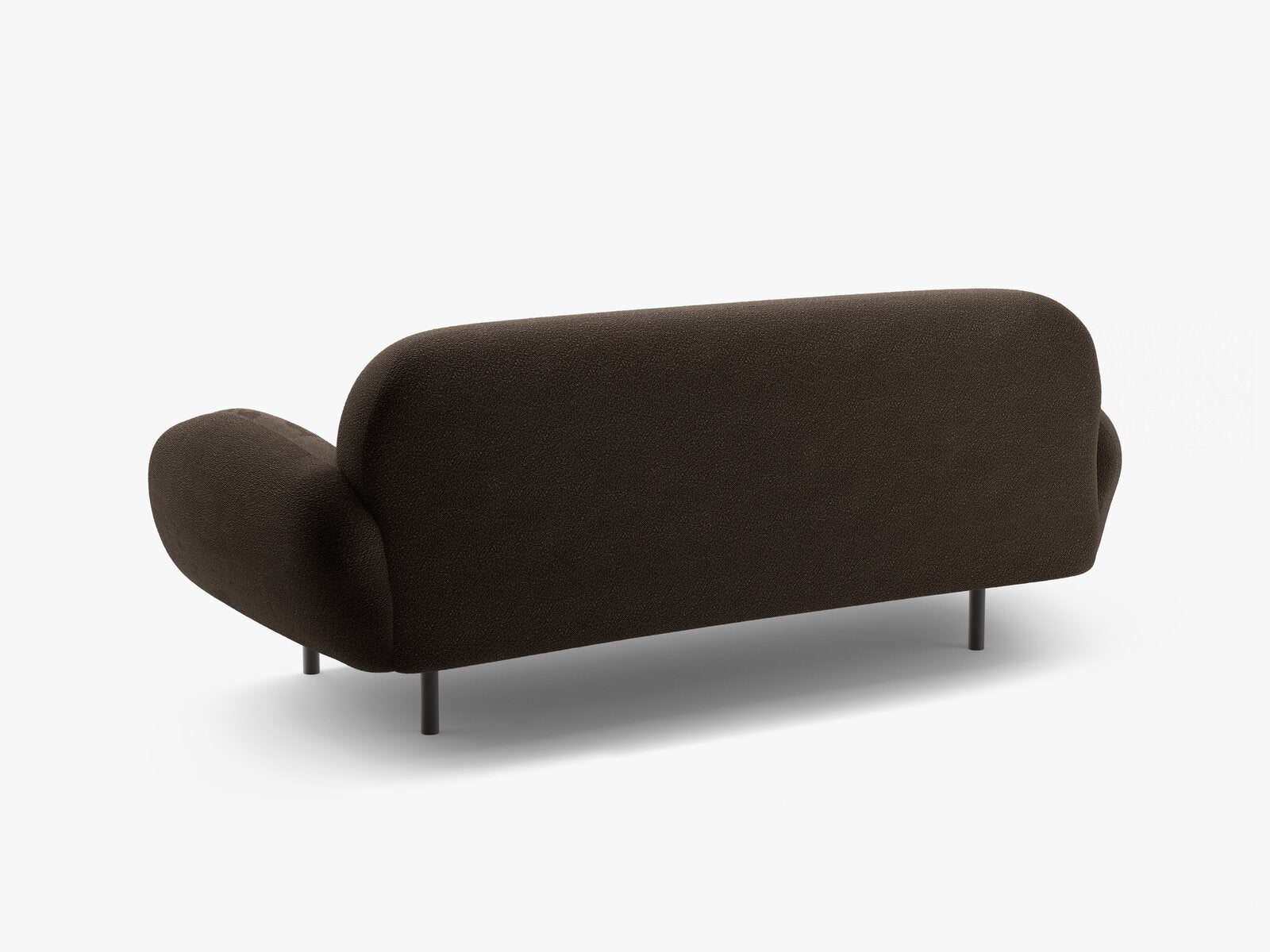 Micadoni Sofa Poppy 2-Sitzer große Version Boucle Baloo Braun