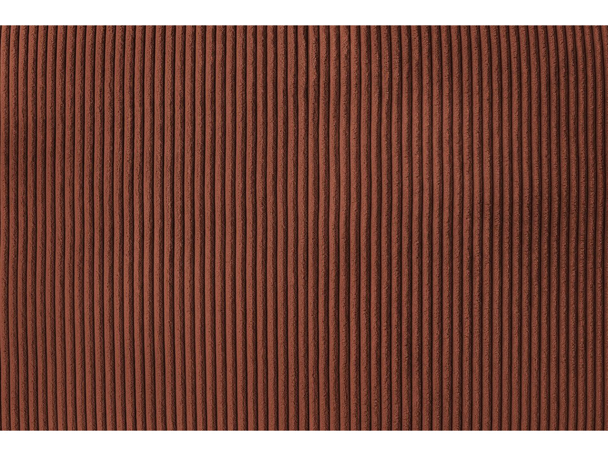 Bobochic Voltaire Ecksofa 322 × 268 cm Cordsamt Orange Ecke links