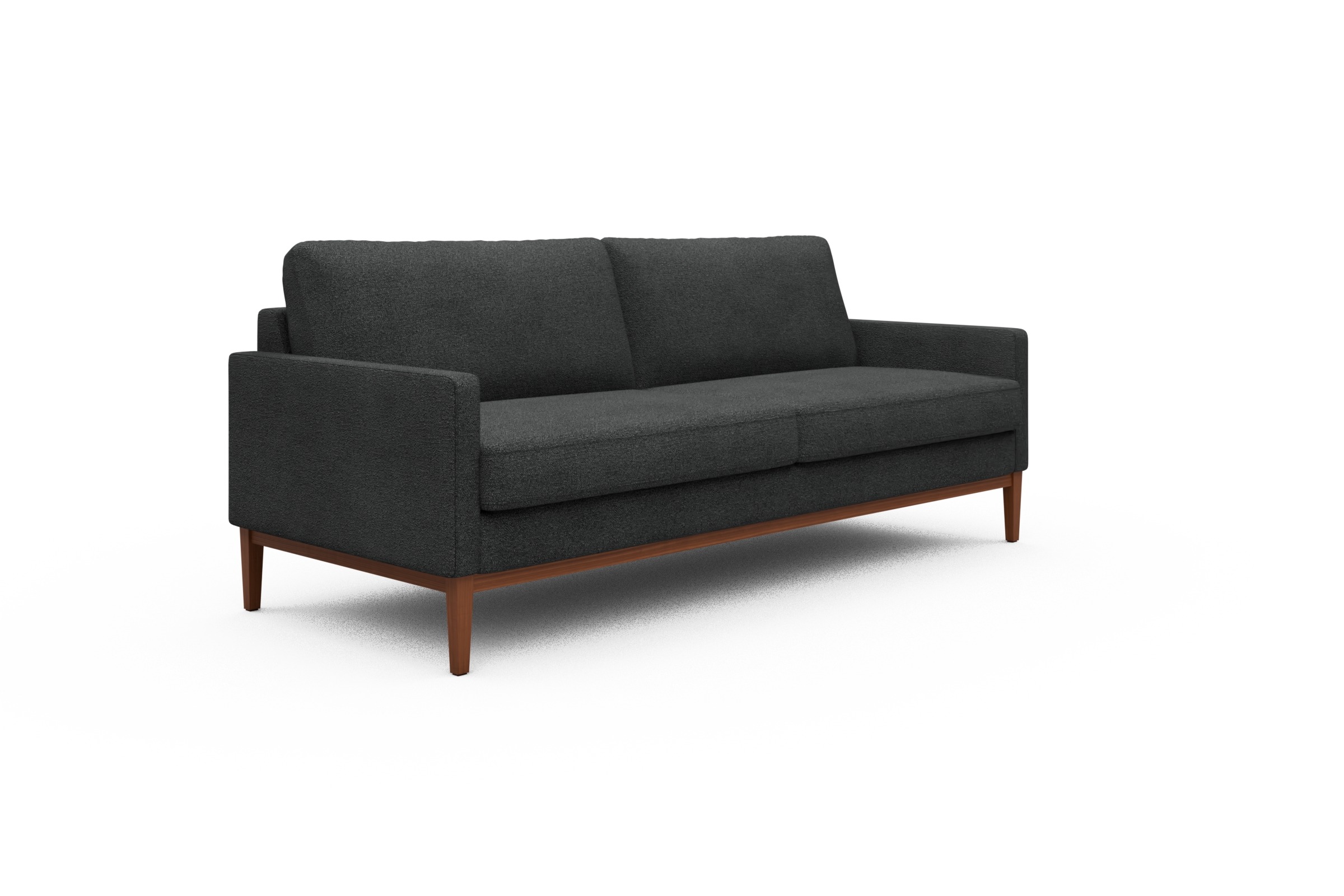 Sofa Bodo 3-Sitzer Boucle-Charcoal