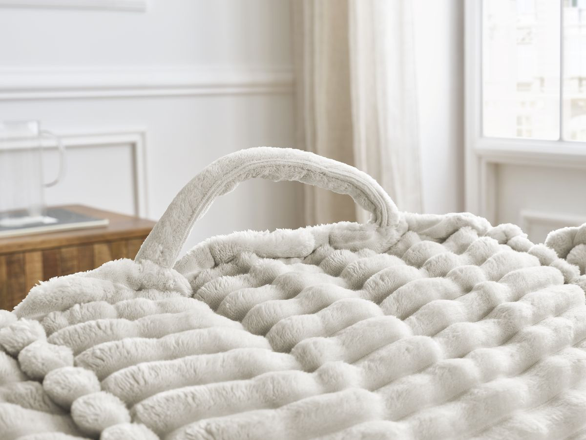 Bobochic Socrate Pouf Breitcord weich Beige
