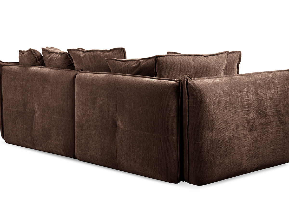Bobochic Harlem Sofa 3-Sitzer Stoff Braun