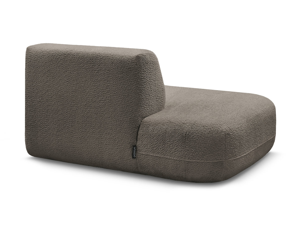 Bobochic Anda Sofamodul 2-Sitzer Chenille Taupe Ecke links