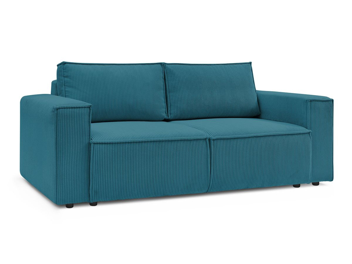 Bobochic Nihad Sofa 2-Sitzer Cordsamt Dunkelblau
