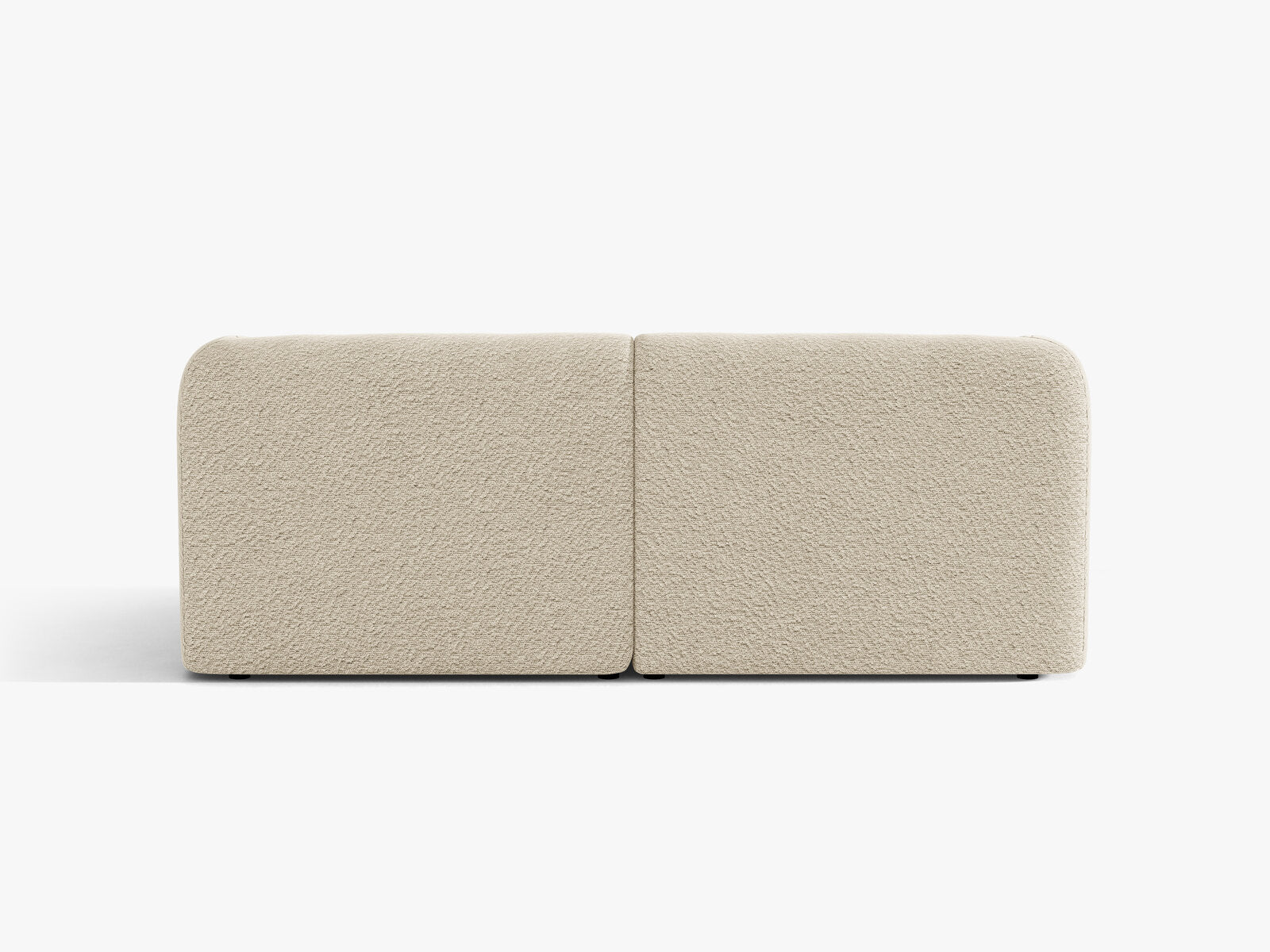 Micadoni Sofa Miley 2-Sitzer Boucle Baloo Beige