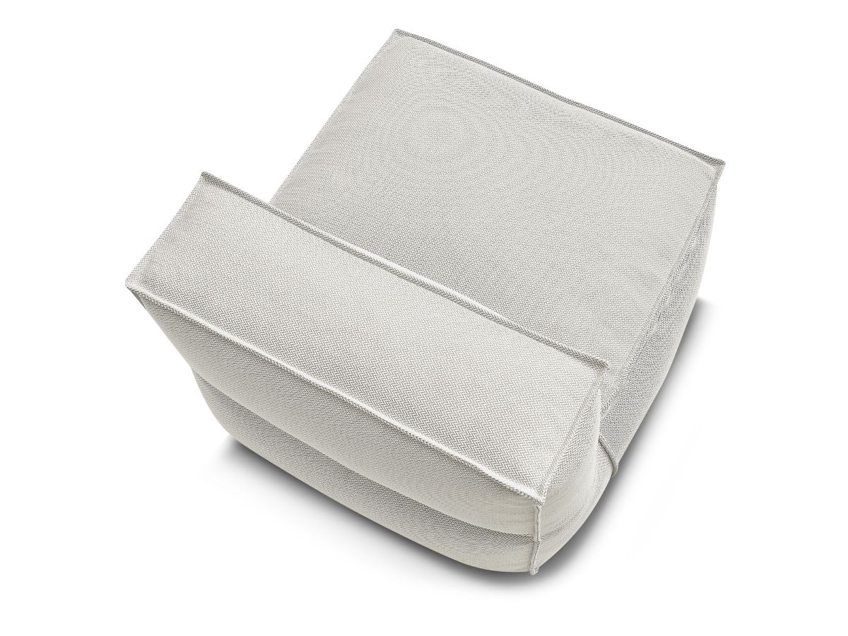 Bobochic Biarritz Sofamodul 1-Sitzer Melange-Stoff Beige