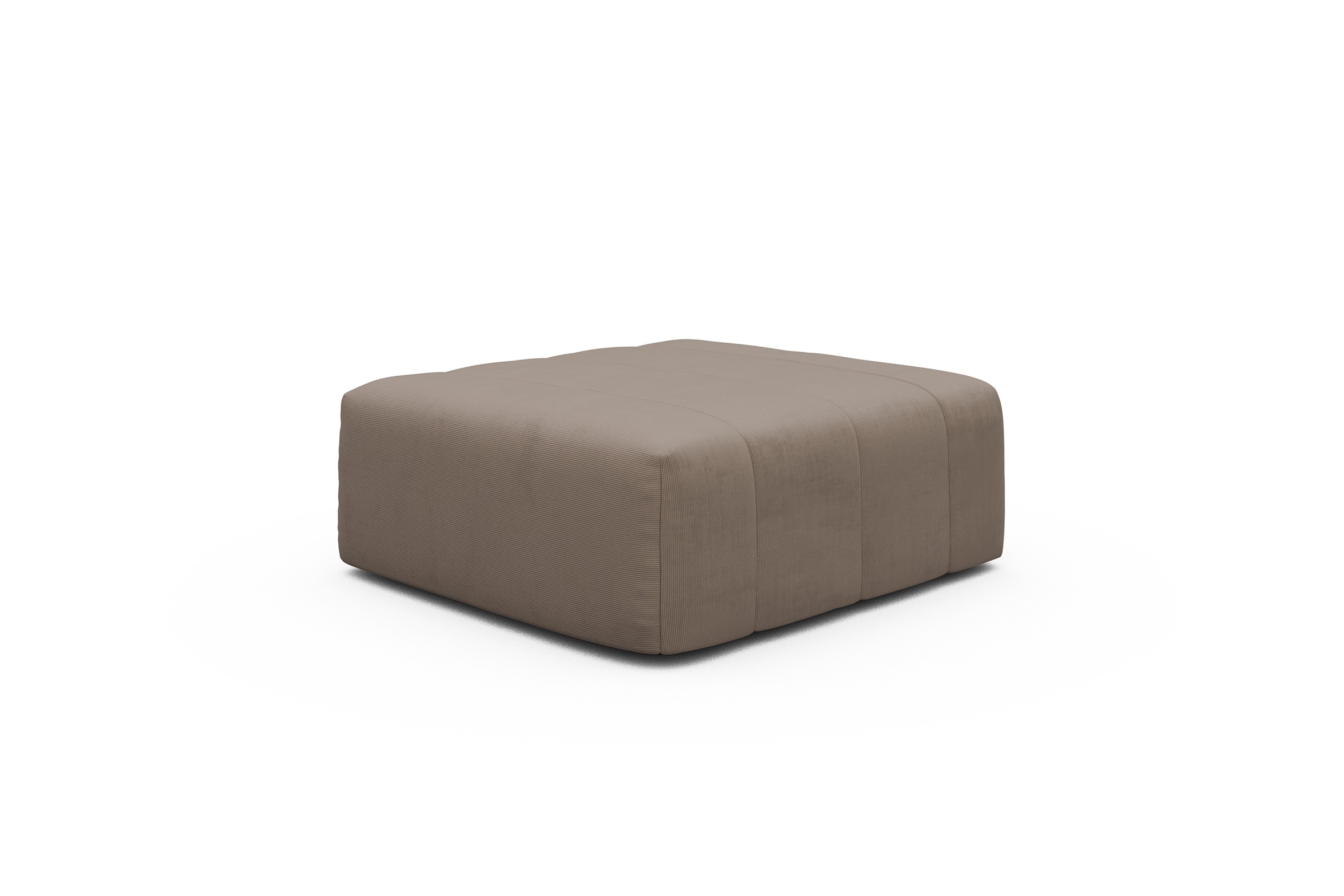 Sitzhocker Hugo Ottomane Cordufine-Biege