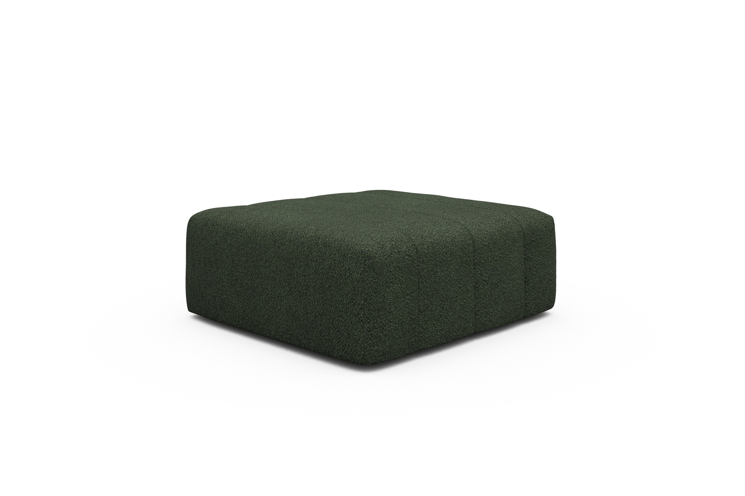 Sitzhocker Hugo Ottomane Vanora-Deep-Green