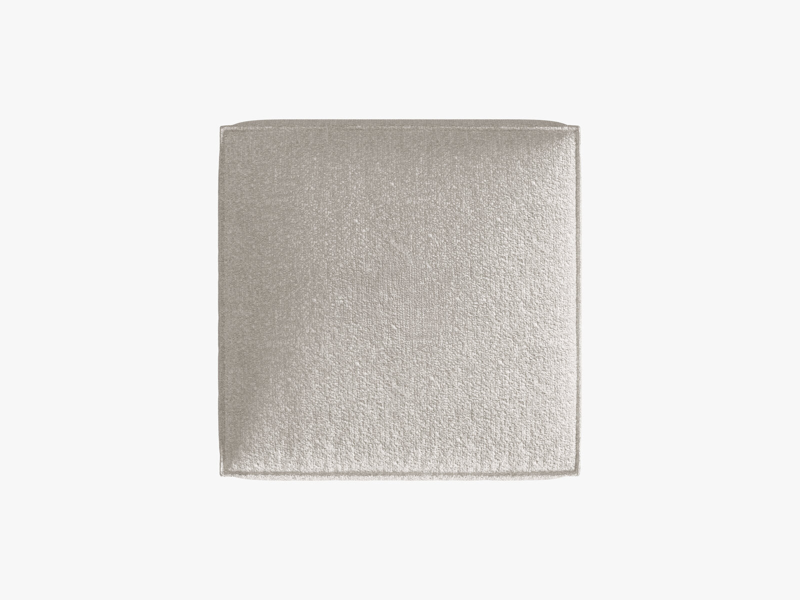 Micadoni Hocker Nuria 1-Sitzer Boucle Grau Beige Melange