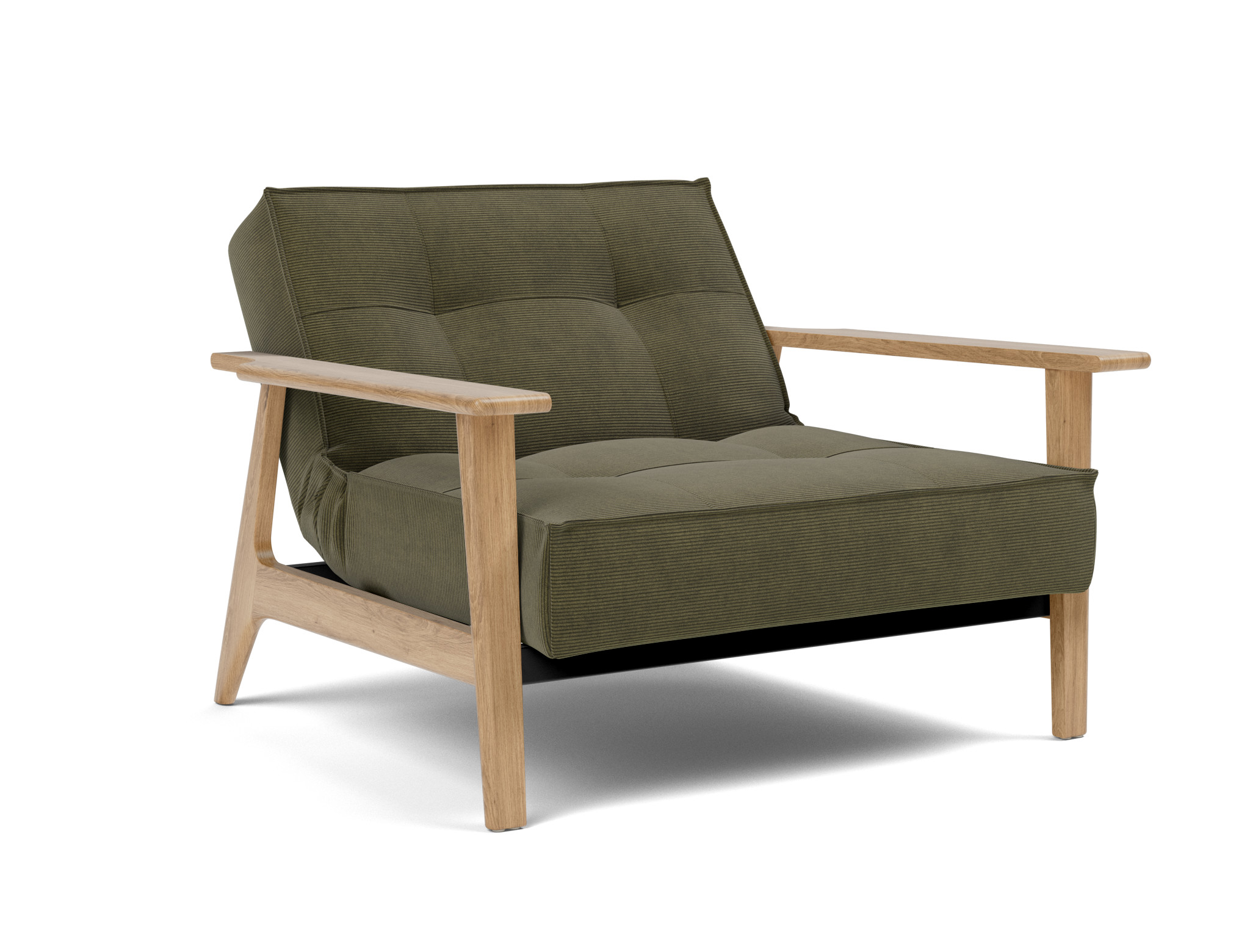 Sessel Splitback Frej Kord Cordufine 316-Pine-Green
