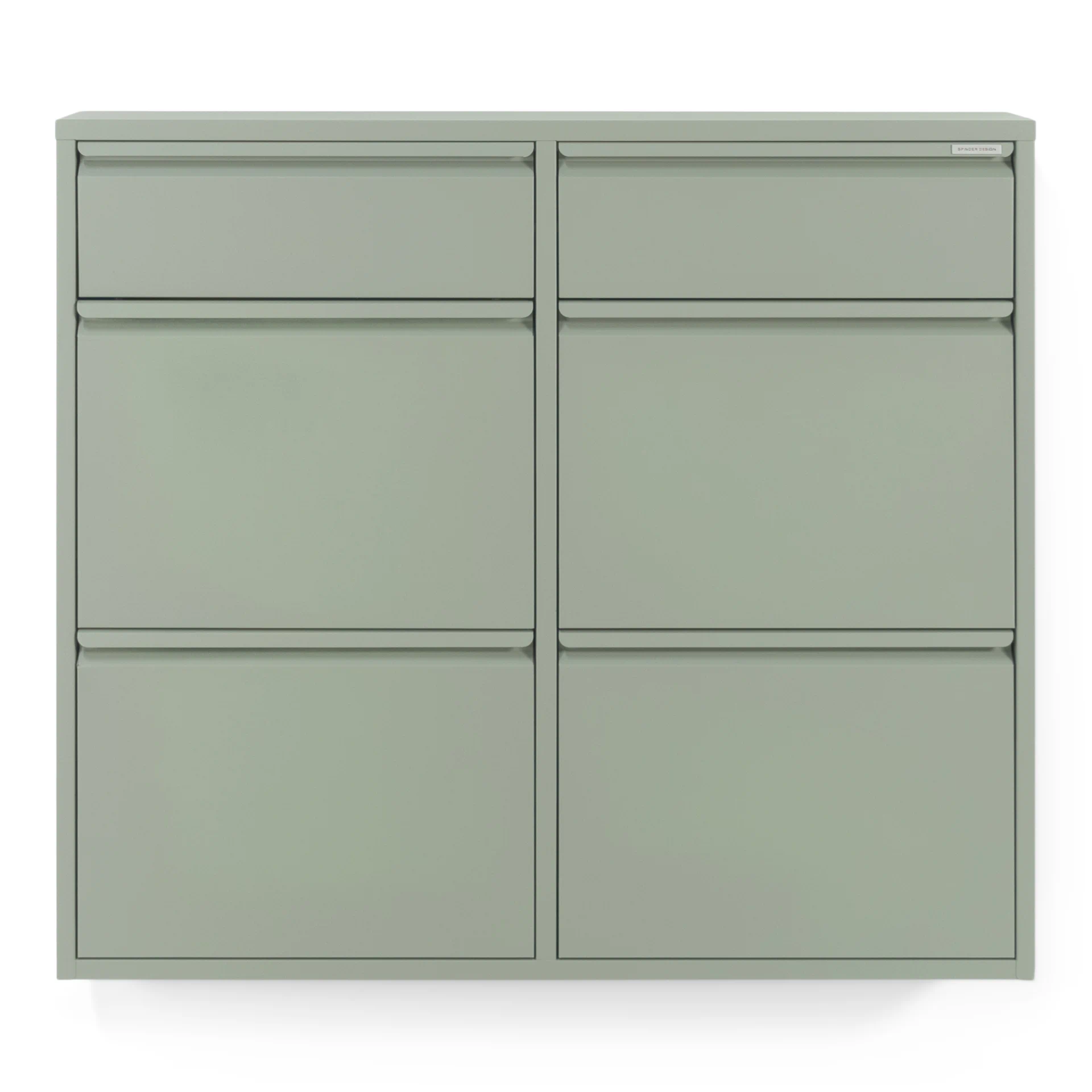 Spinder Design Schuhschrank Billy 6 Dusty Green