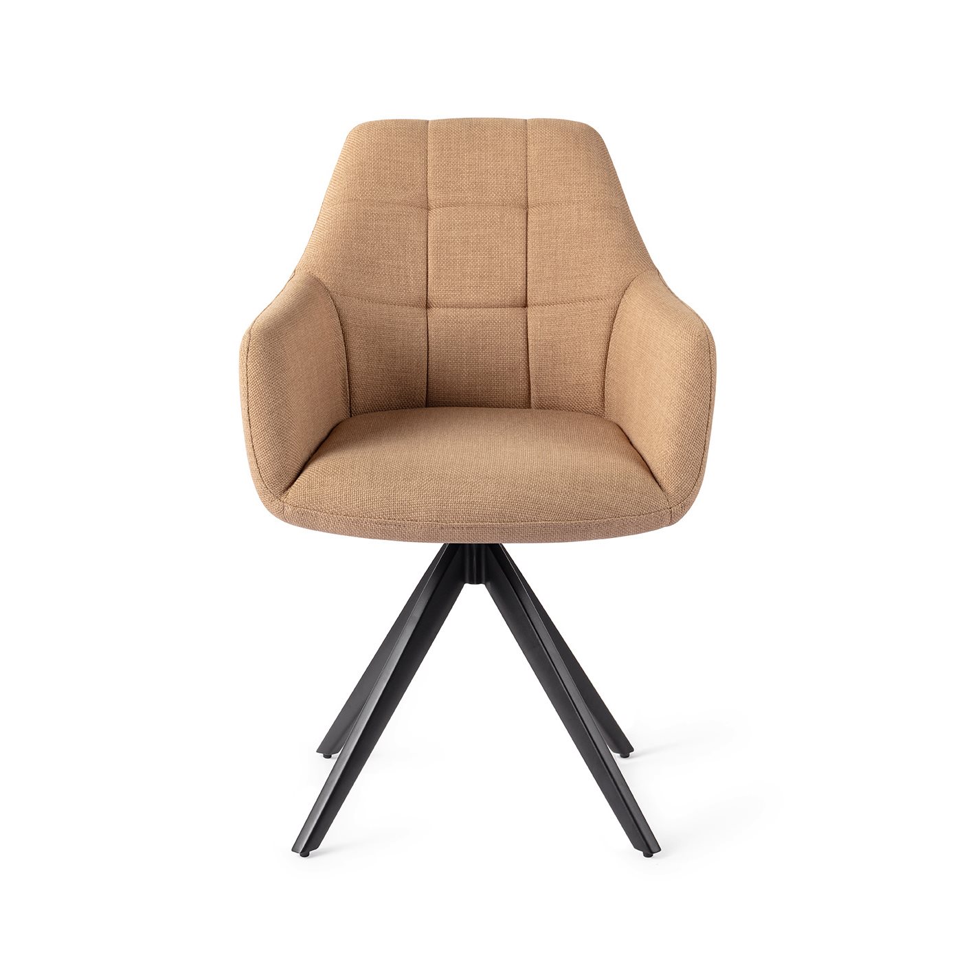 Jesper Home Esszimmerstuhl Noto Toasted-Toffee Turn Schwarz moebelfaktor